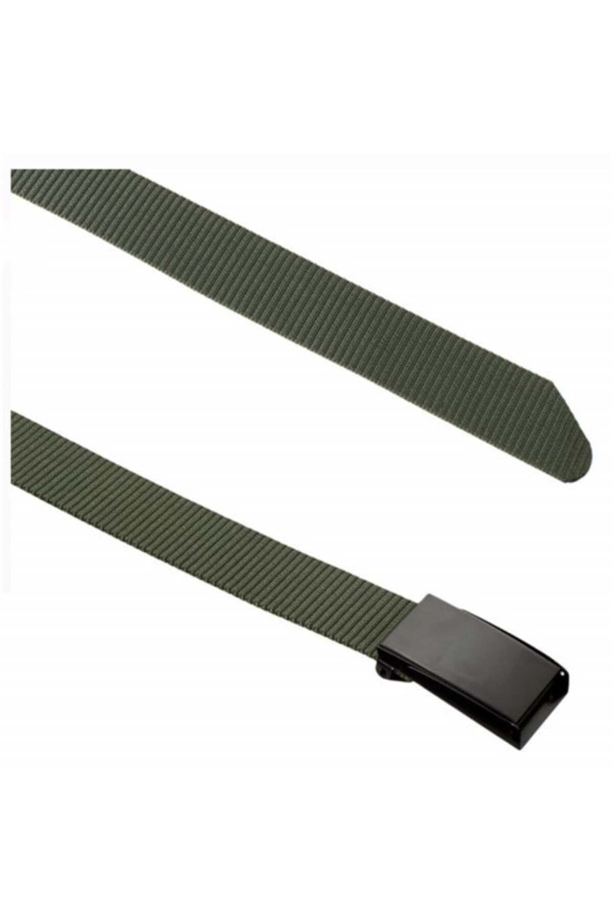 PUFO-Army Style belt for men 3.8 x 115 cm, adjustable, green 2