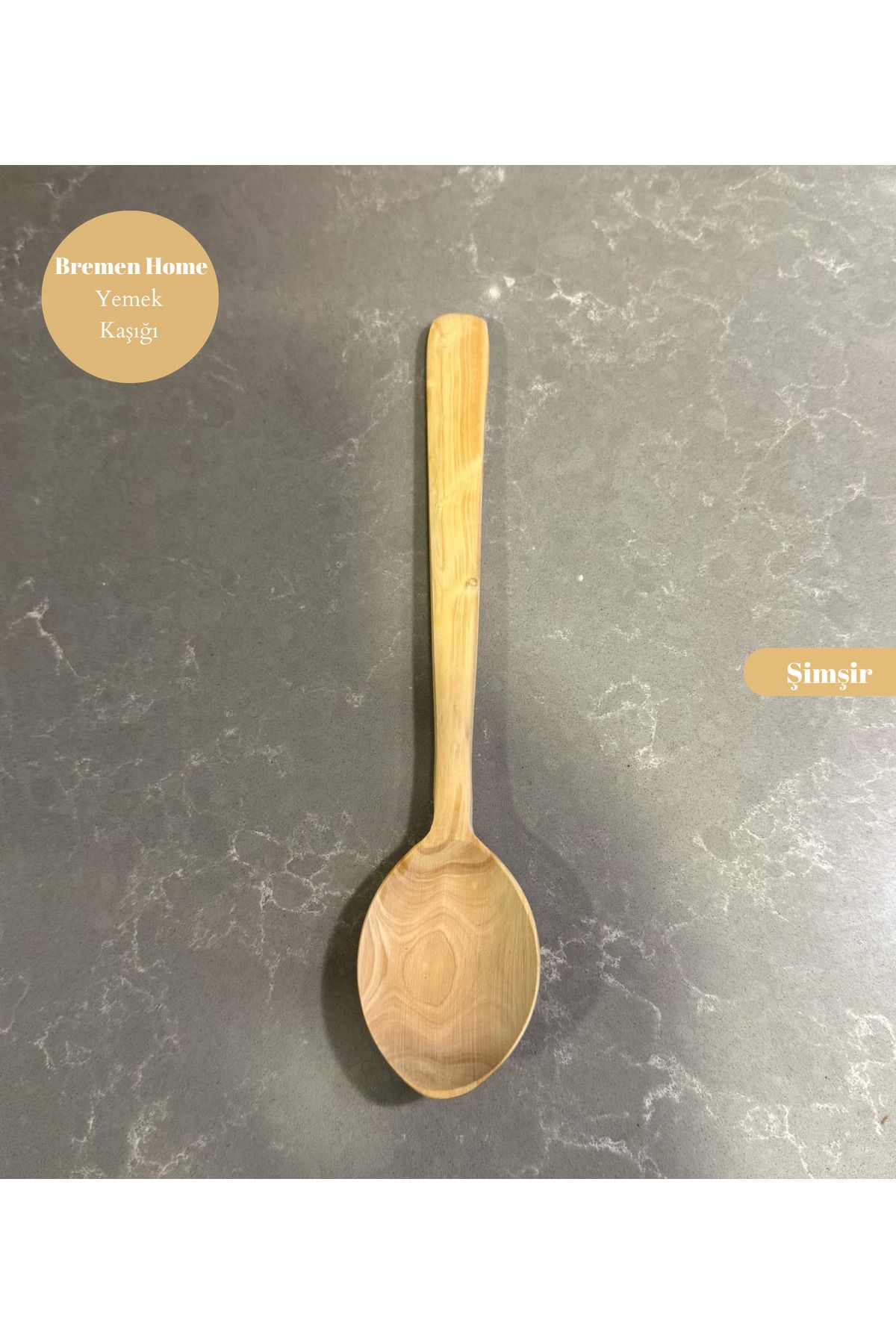 Bremen Home Şimşir Ağacı El Yapımı Yemek Kaşığı (21 cm)
