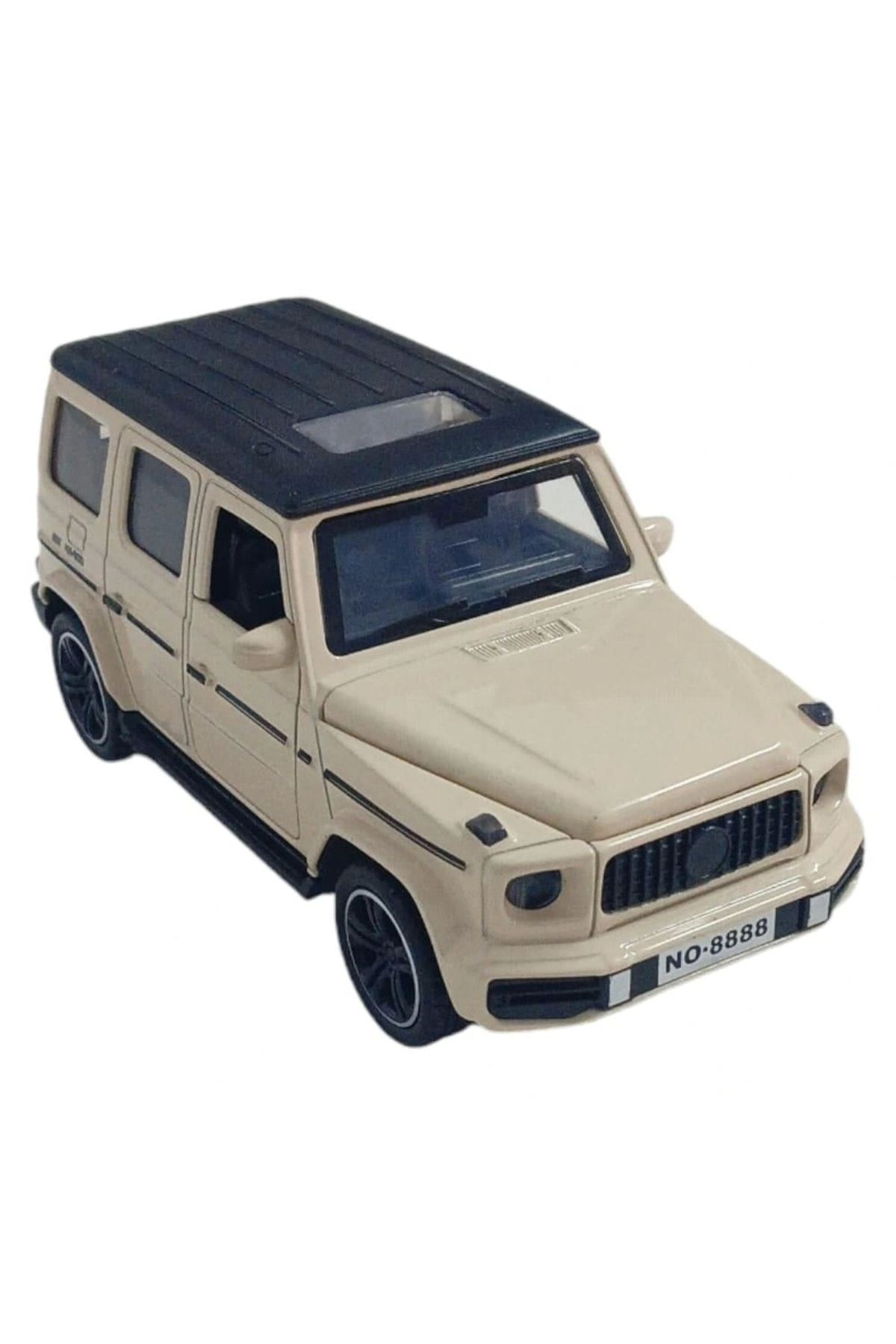 Tolzan Çek Bırak Metal Sesli SUV Araba 1:32 - Bej