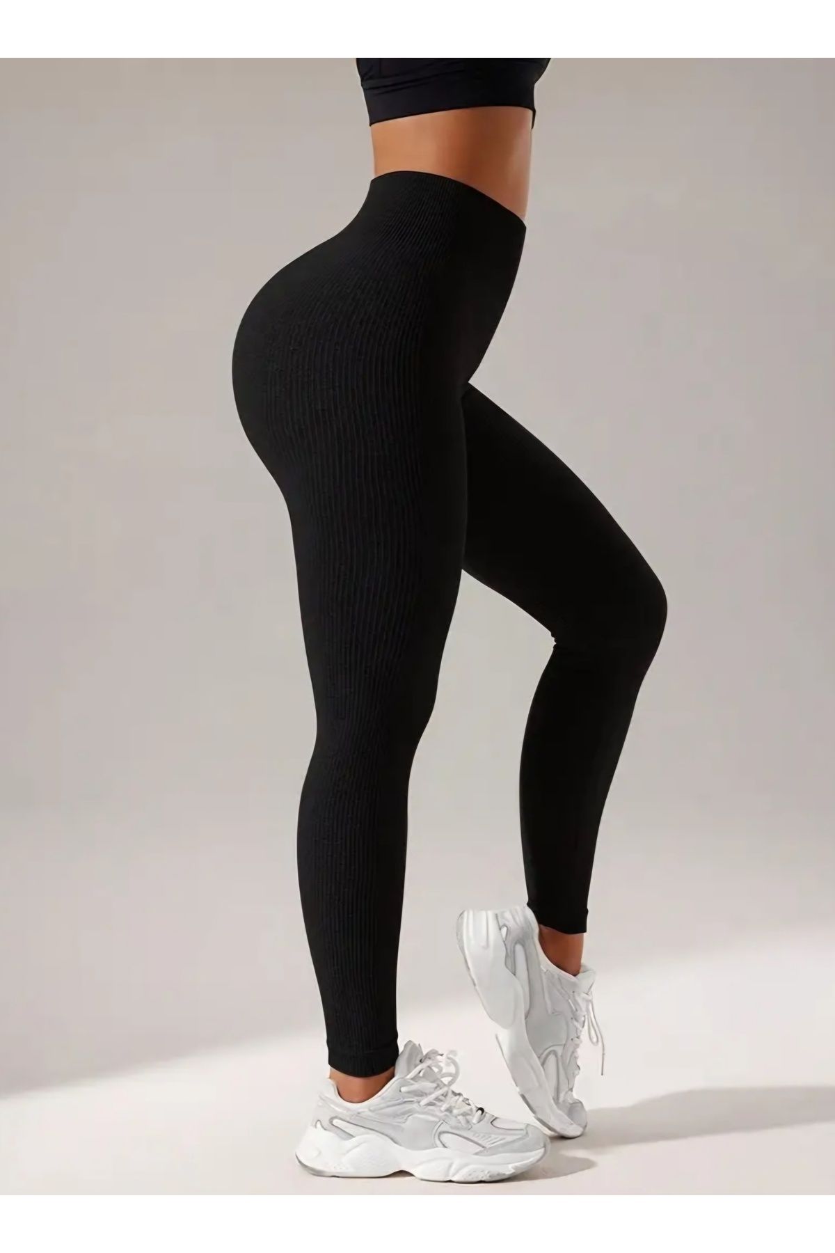 DRECCEX Kadın Tayt Yüksek Bel Toparlayıcı Sıkılaştırıcı Günlük Ve Spor Gym Tayt Korse Lok Dikiş Ağ Yeri Var