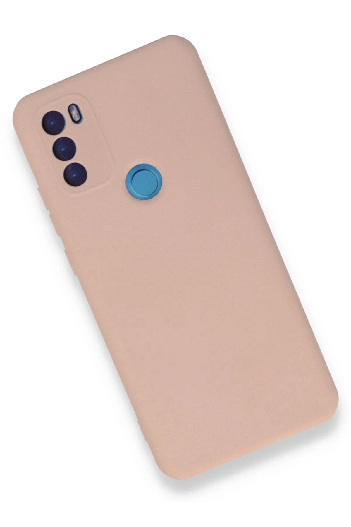 NewFace General Mobile GM 21 Plus Uyumlu Kılıf Nano içi Kadife Silikon - Pudra WLZOR
