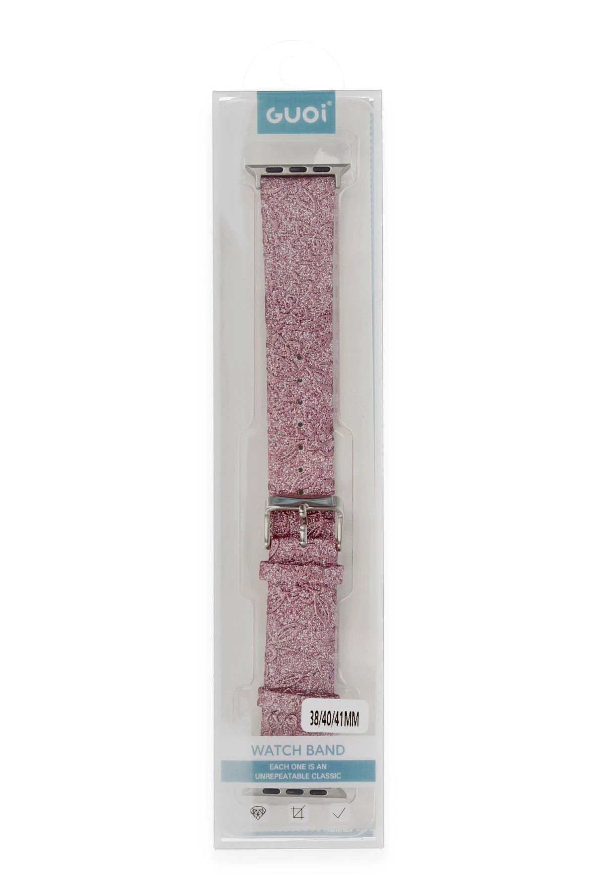 NewFace Apple Watch 38mm Creeper Desenli Kordon - Rose Gold BSTMY