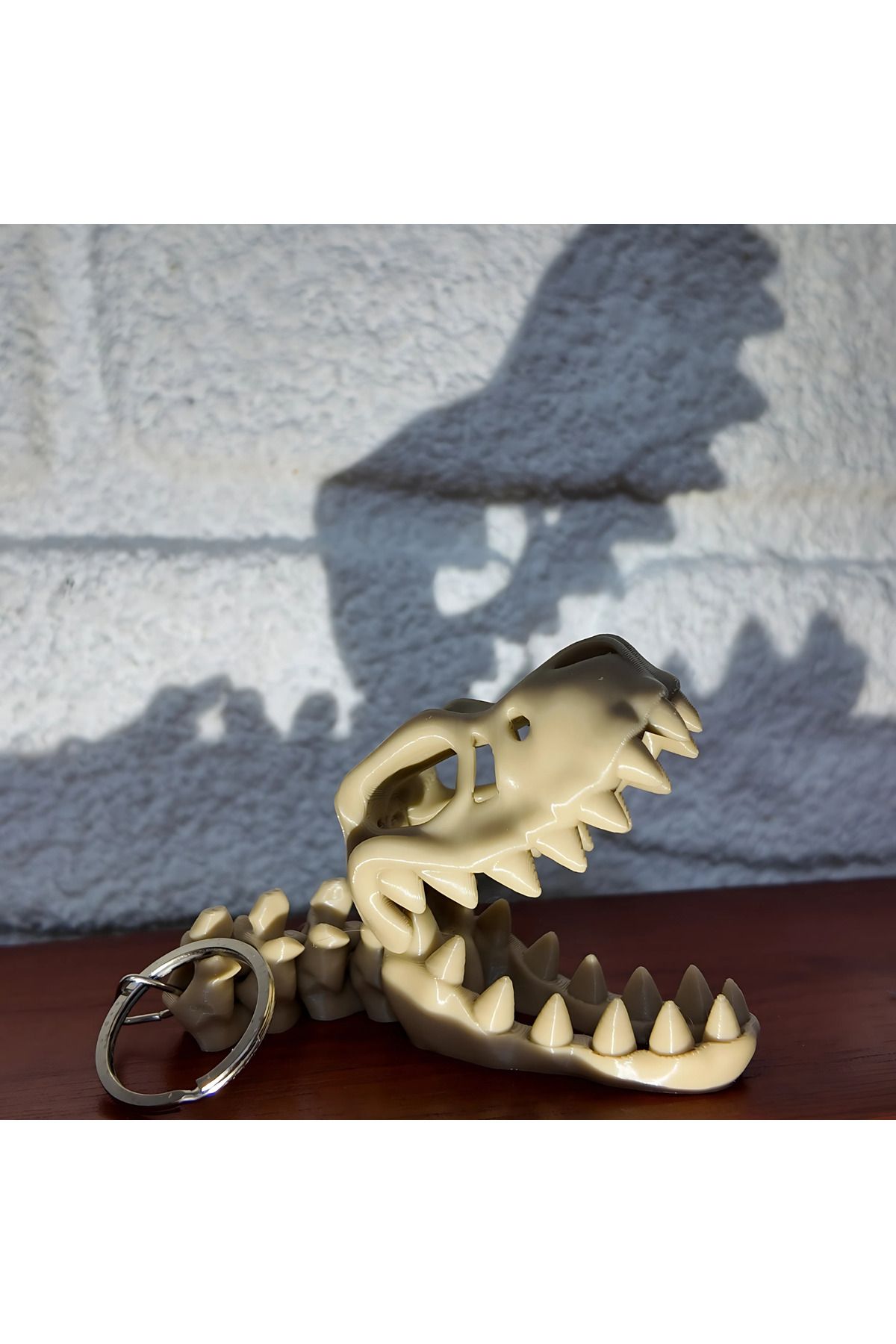 Jade Produck Dinozor T-Rex Kafatası Anahtarlık – (1 Adet)