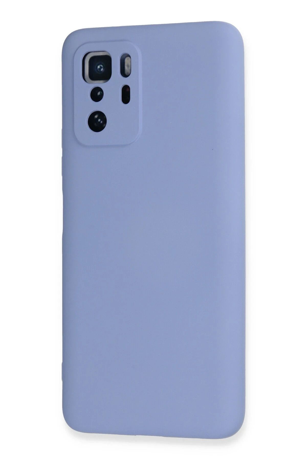 NewFace Xiaomi Poco X3 GT uyumlu Kılıf Nano içi Kadife Silikon - Lila BSTMY