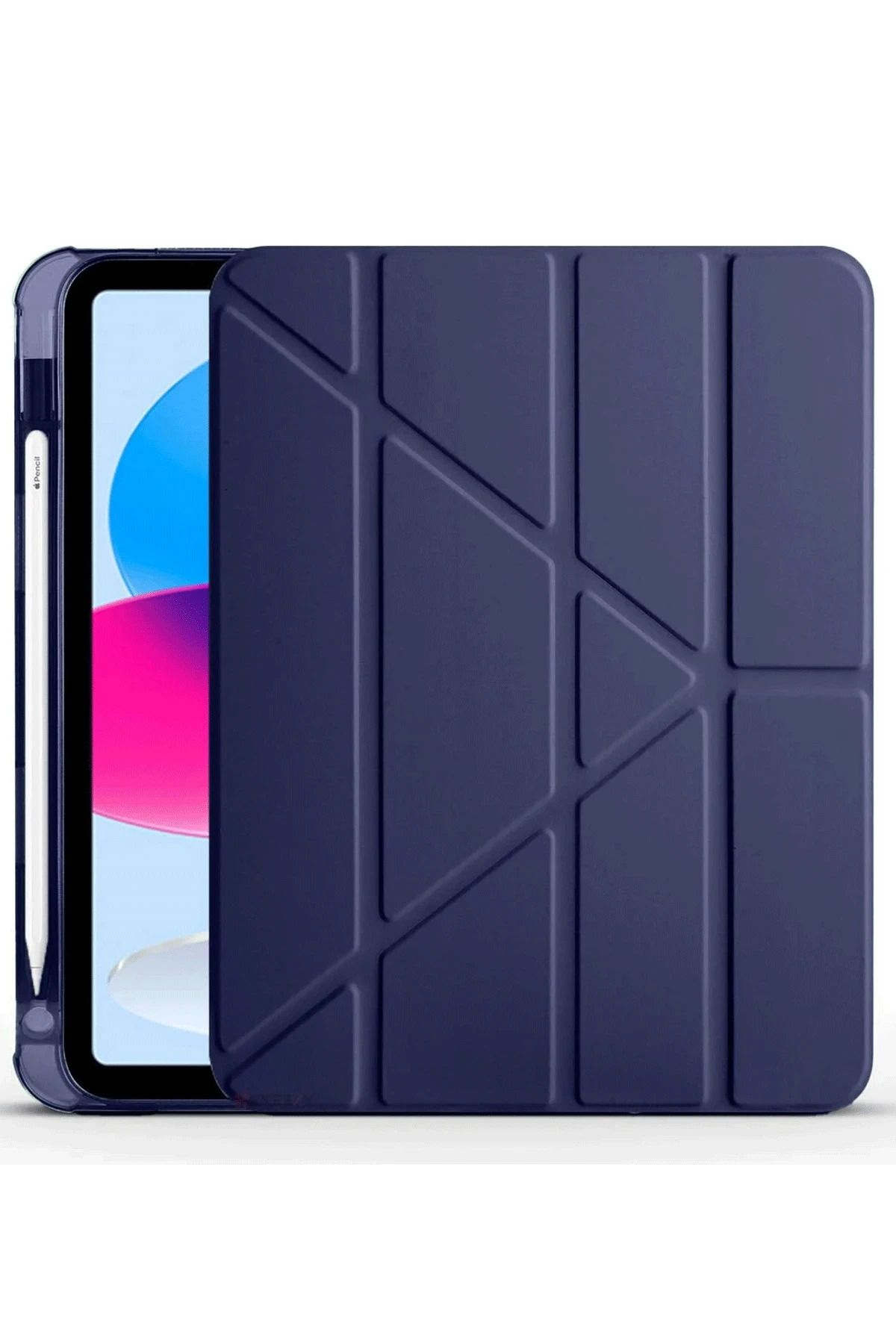 NewFace Xiaomi Redmi Note 13 Pro 4G Kılıf Lensli Silikon - Lacivert MRAYD