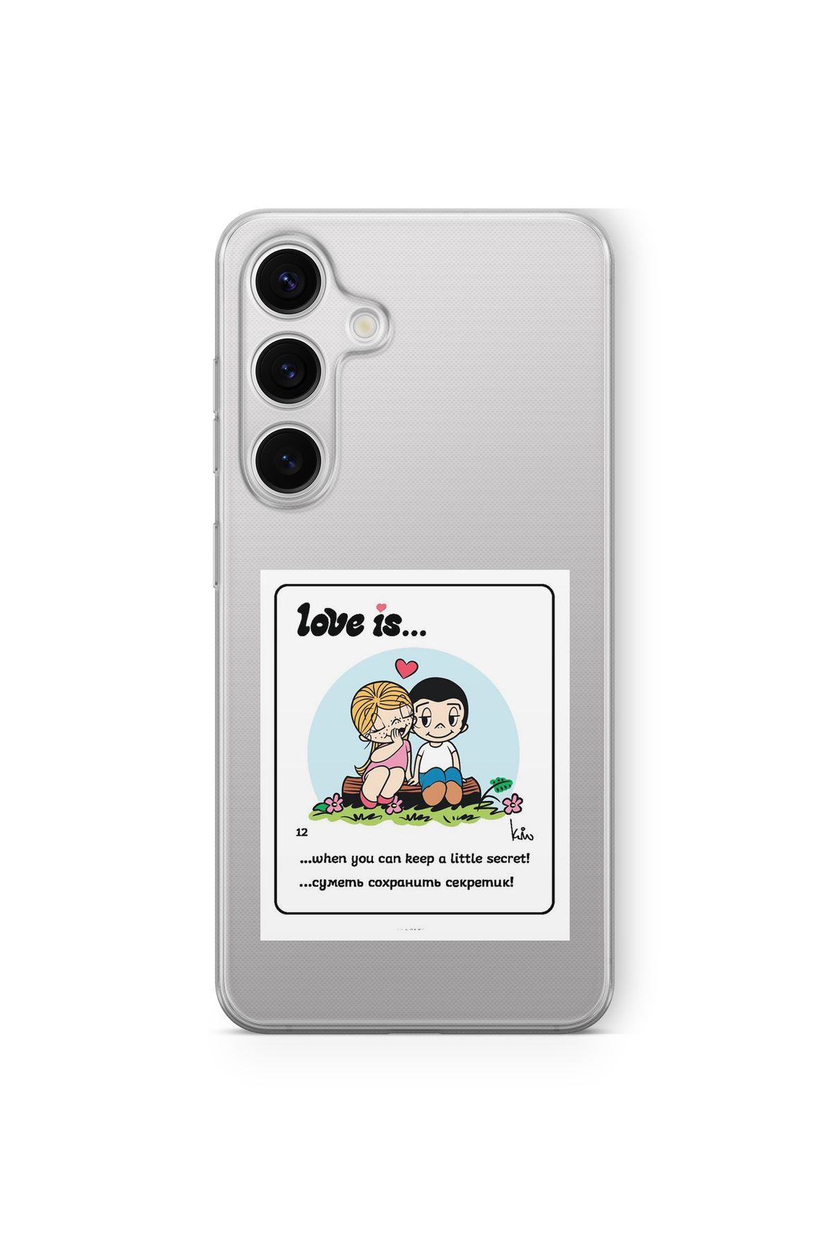 Space Star Samsung Galaxy A16 Uyumlu Love is Tasarım Baskılı Şeffaf Kılıf