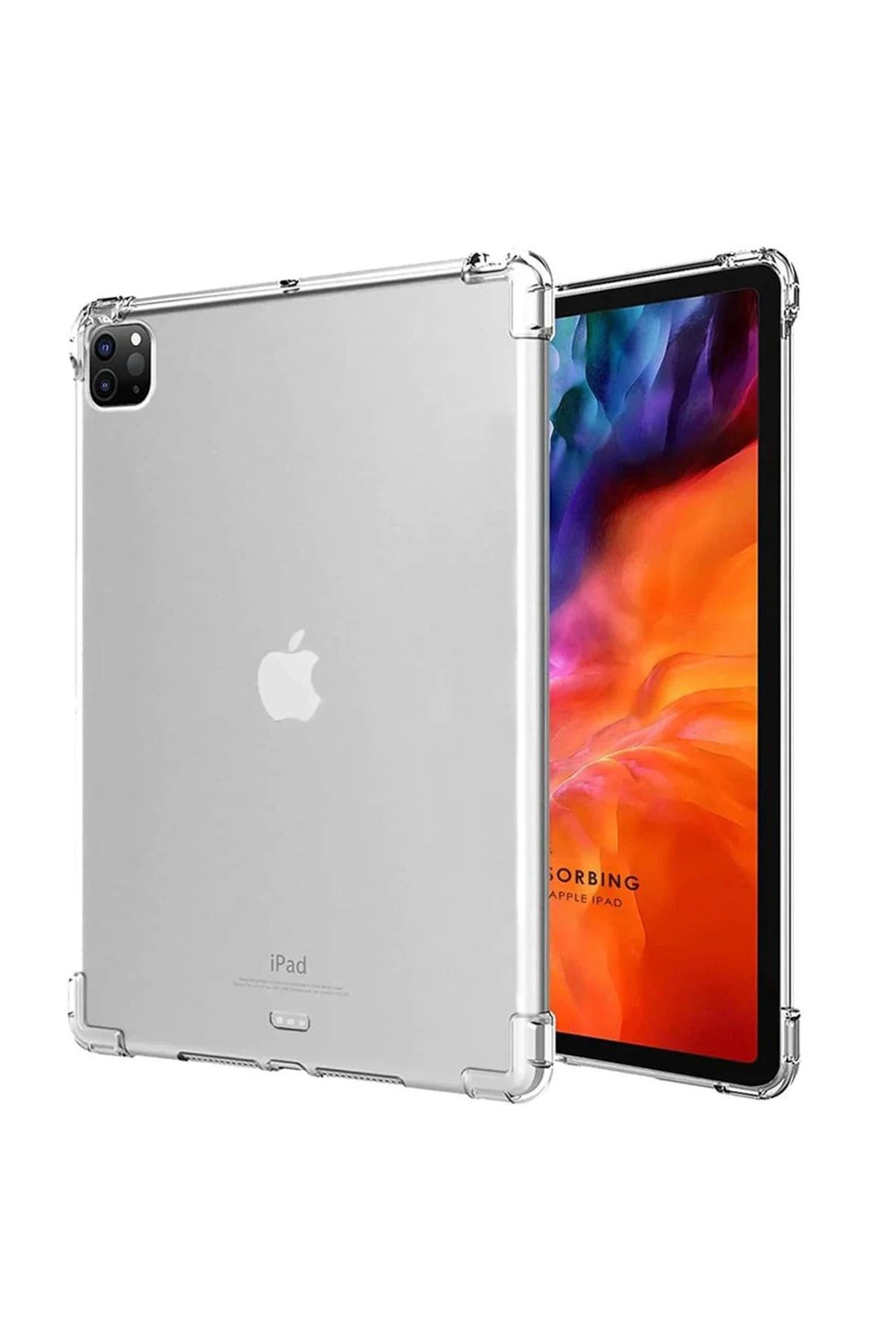NewFace iPad Pro 11 (2018) Kılıf Anti Şeffaf Tablet Silikon - Şeffaf BSTMY