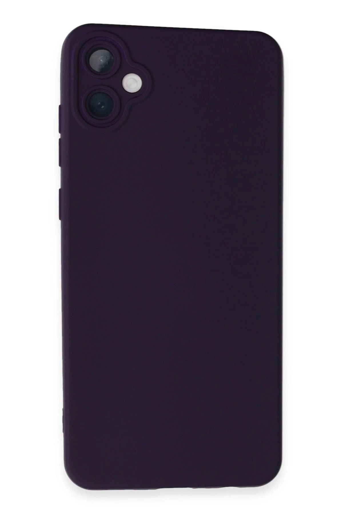 NewFace Galaxy A05 Uyumlu Kılıf Nano içi Kadife Silikon - Mor BSTMY