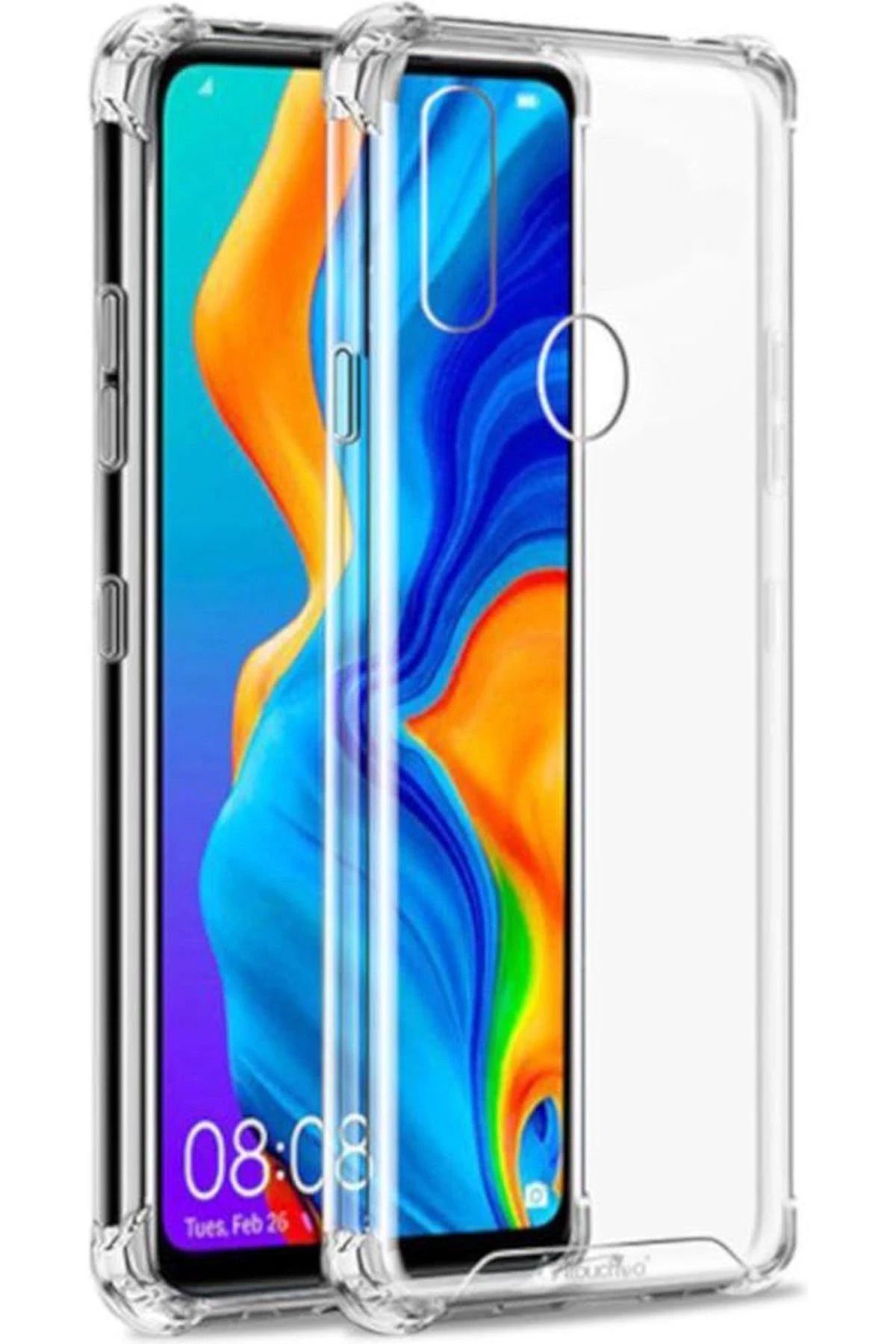 NewFace Huawei P40 Lite E Kılıf Olex Tpu Silikon - Şeffaf ALMLA