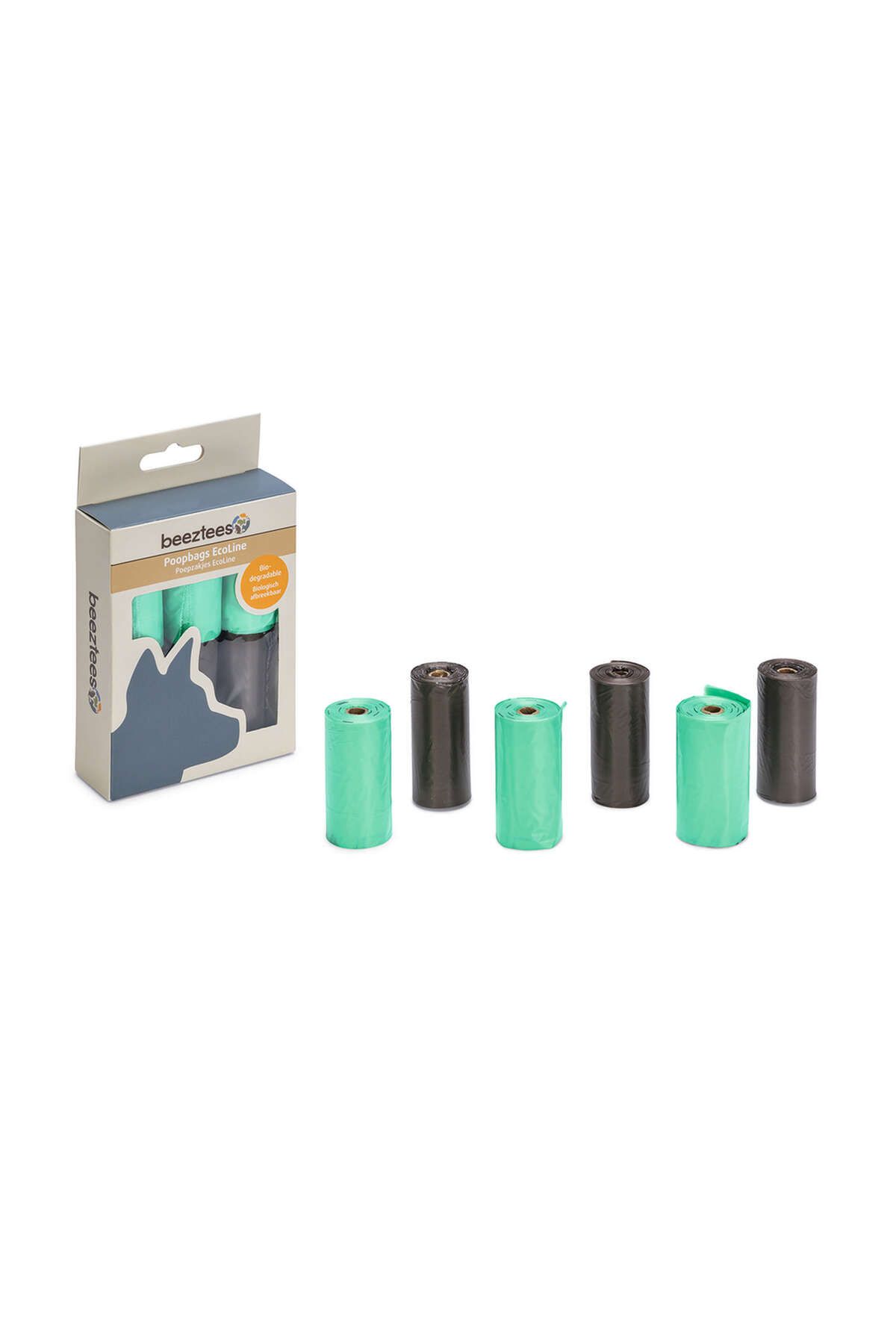 Beeztees Köpek Dışkı Toplama Poşeti, Bioçözünür, 795005-795007 ile kullanılabilir, 6x10Adet GLSTD