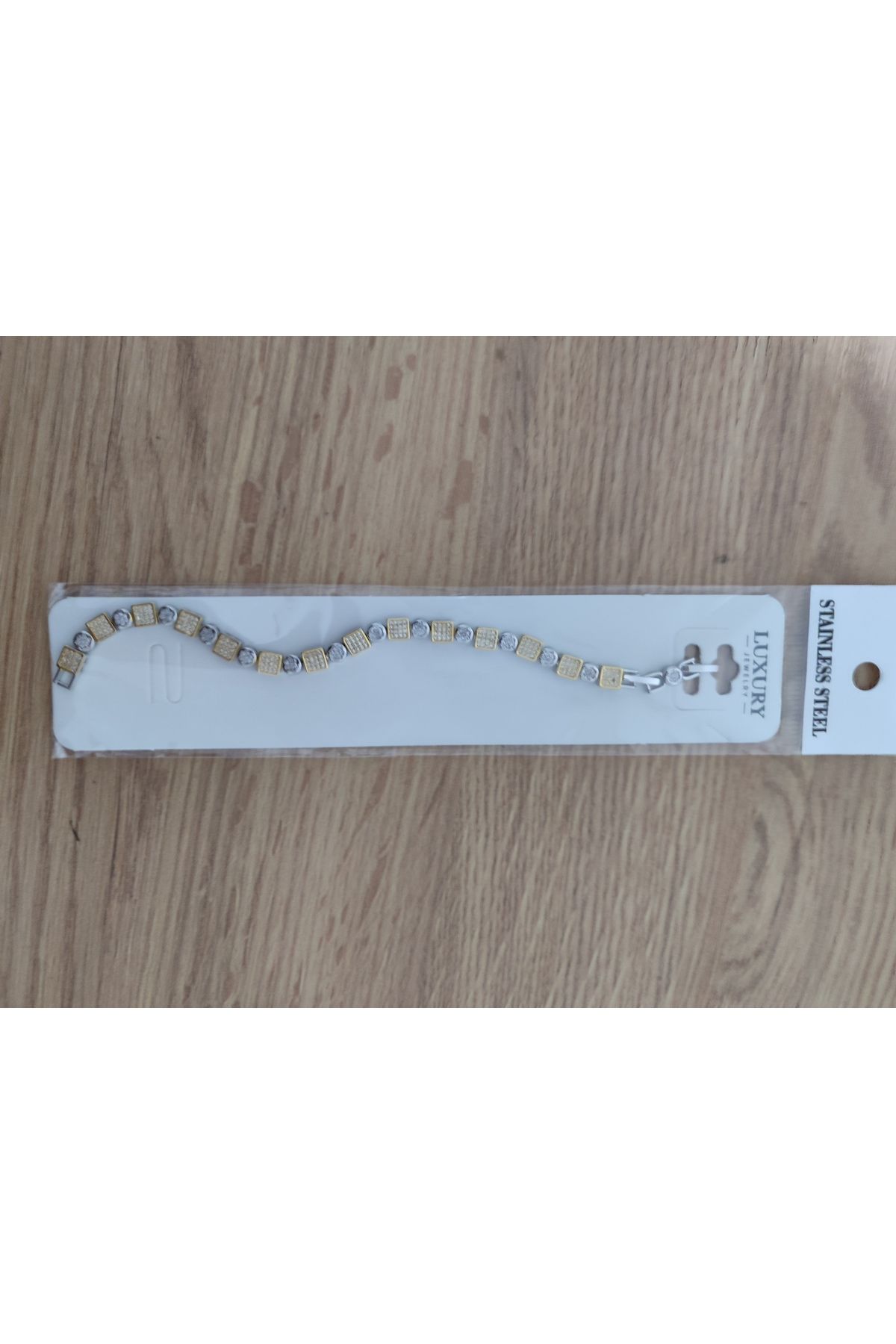 Romea Gold-Silver Vıp Bileklik, Hediyelik Çelik Bileklik, Kararması Şık Bileklik