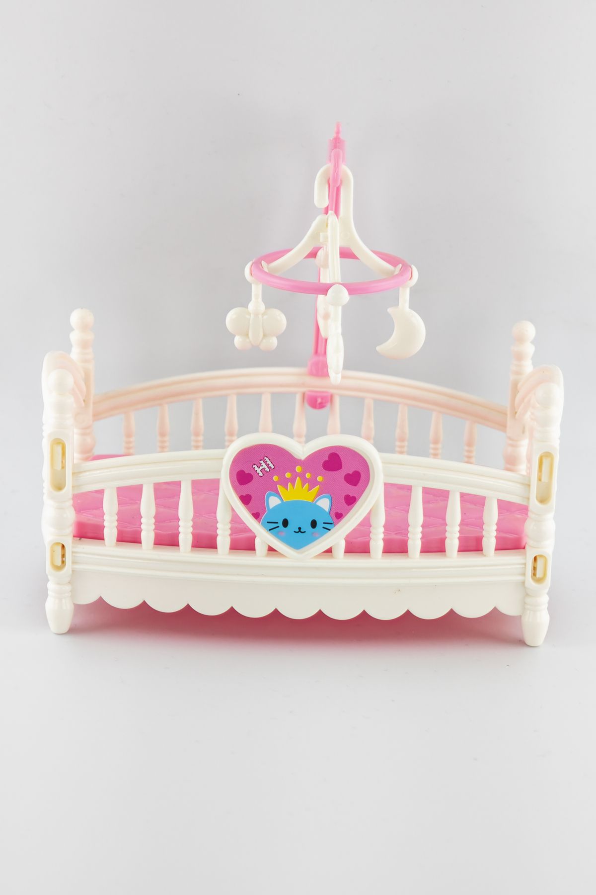 shop Sevimli Mini Beşik & Çocuk Yatağı | Dönenceli Oyuncak Bebek Evi Mobilyası-Prenses yatak tasarımı