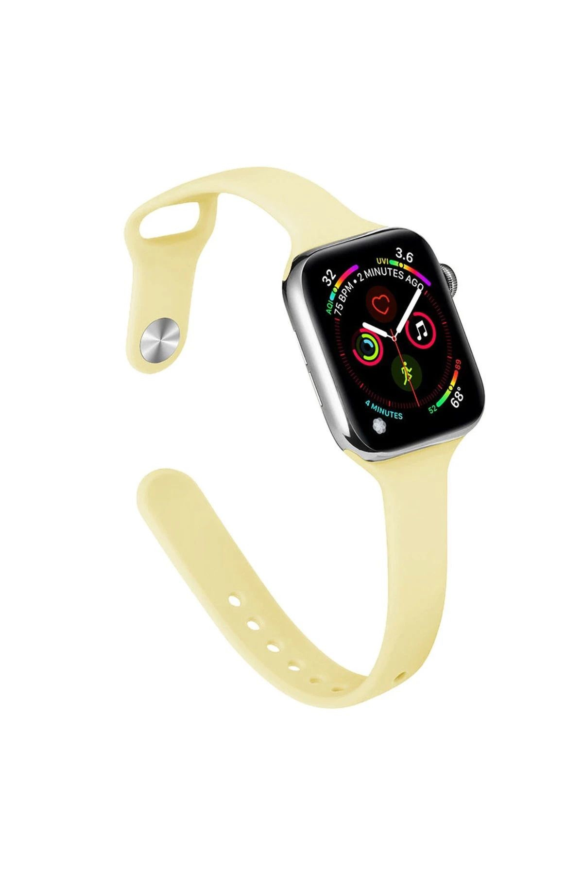 NewFace Apple Watch 38mm Klasik Kordon - Sarı BSTMY