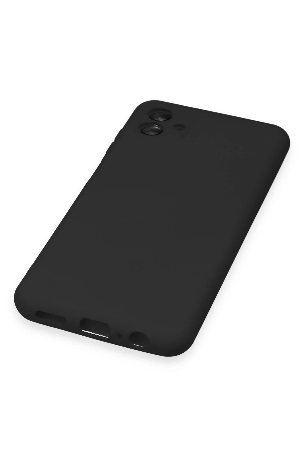 NewFace Galaxy A04E Uyumlu Kılıf Nano içi Kadife Silikon - Siyah SVLRS