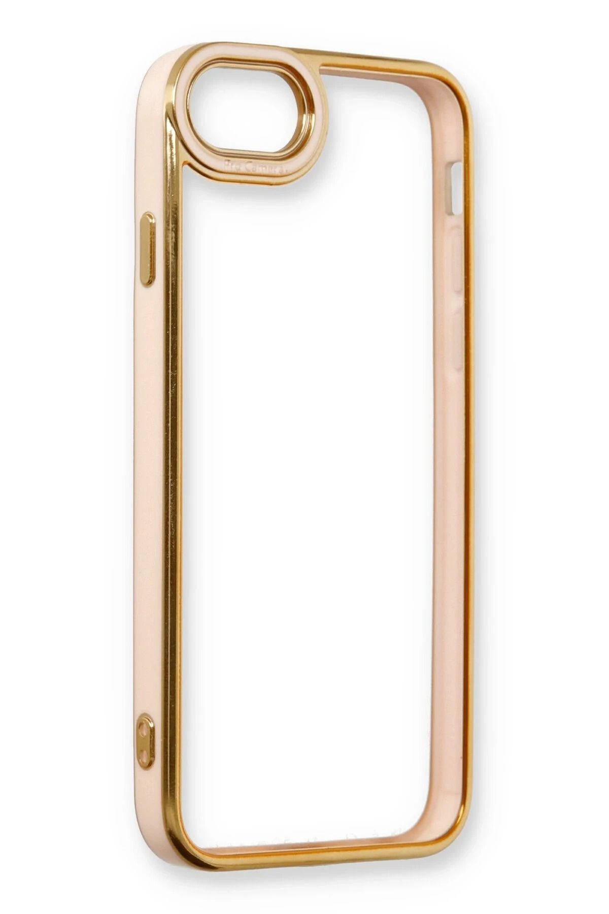 NewFace iPhone 6 Kılıf Liva Lens Silikon - Pudra WLZOR