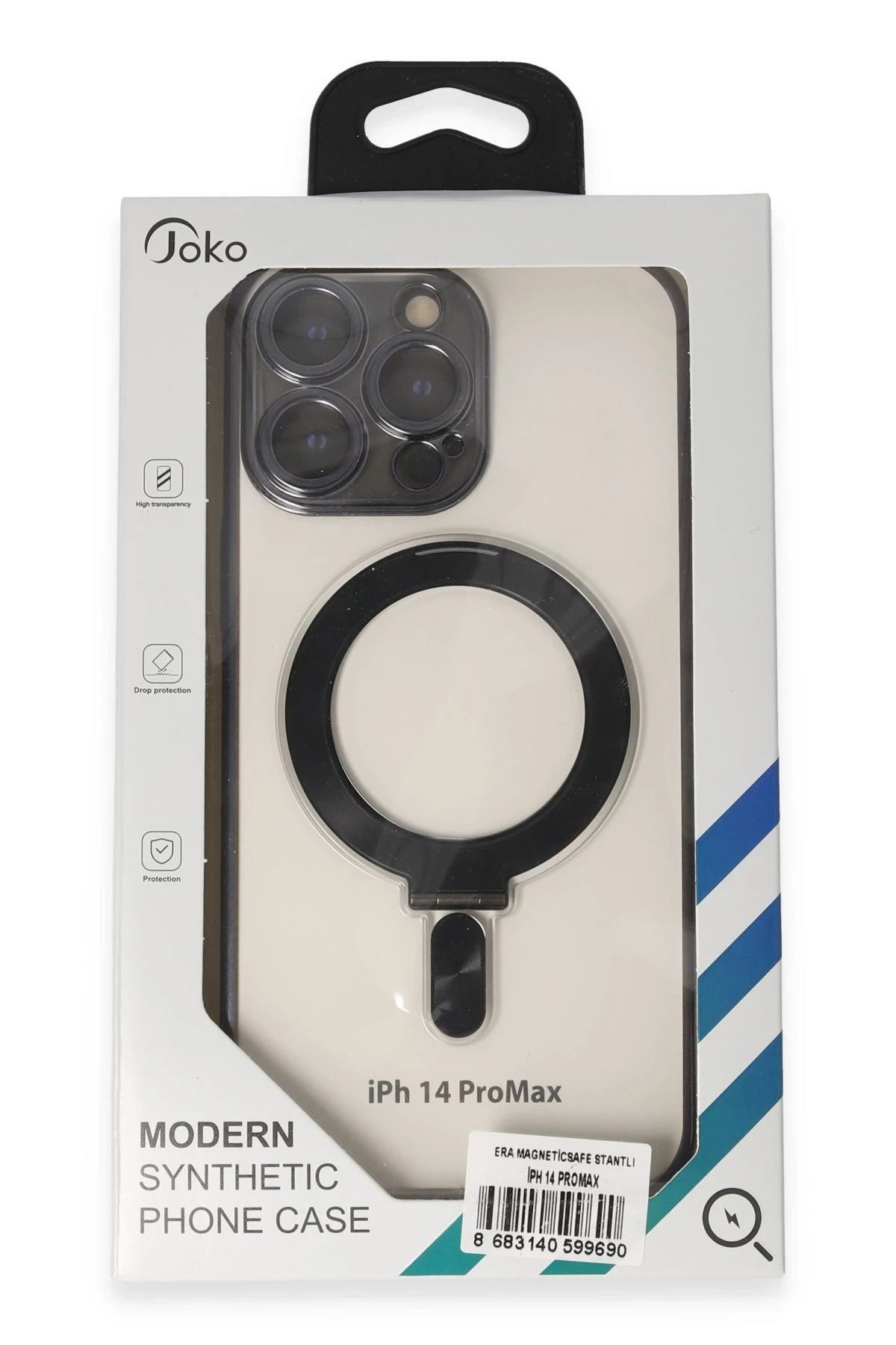 Joko iPhone 14 Pro Max Era Magsafe Standlı Kapak - Şeffaf WLZOR