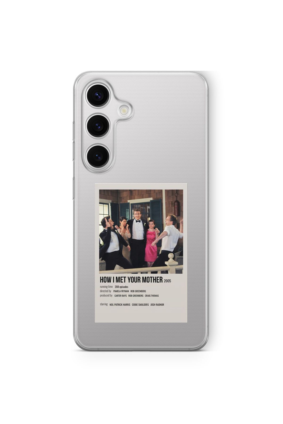 Space Star Samsung Galaxy A16 Uyumlu HIMYM Poster Tasarım Baskılı Şeffaf Kılıf