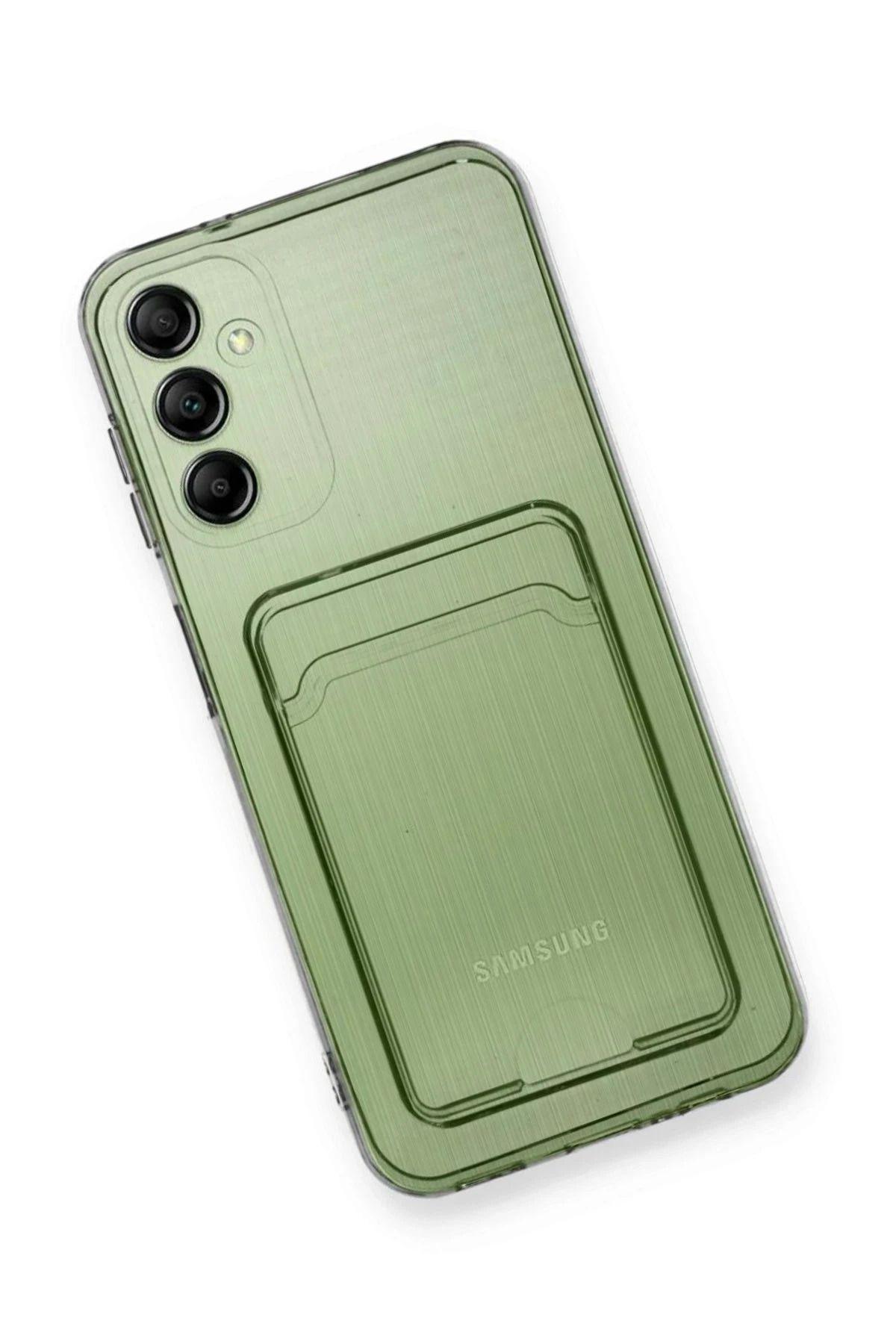 NewFace Samsung Galaxy A54 5G Kılıf Kart Şeffaf Silikon - Şeffaf NRMSA