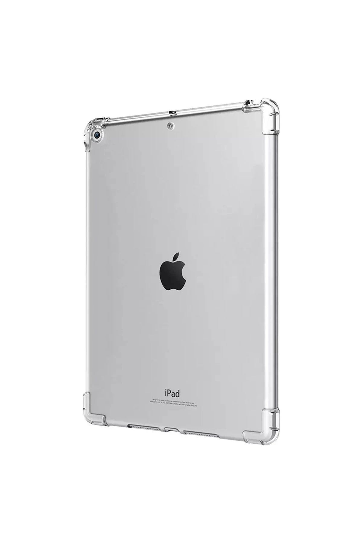 NewFace iPad 10.2 (7.nesil) Kılıf Anti Şeffaf Tablet Silikon - Şeffaf BSTMY