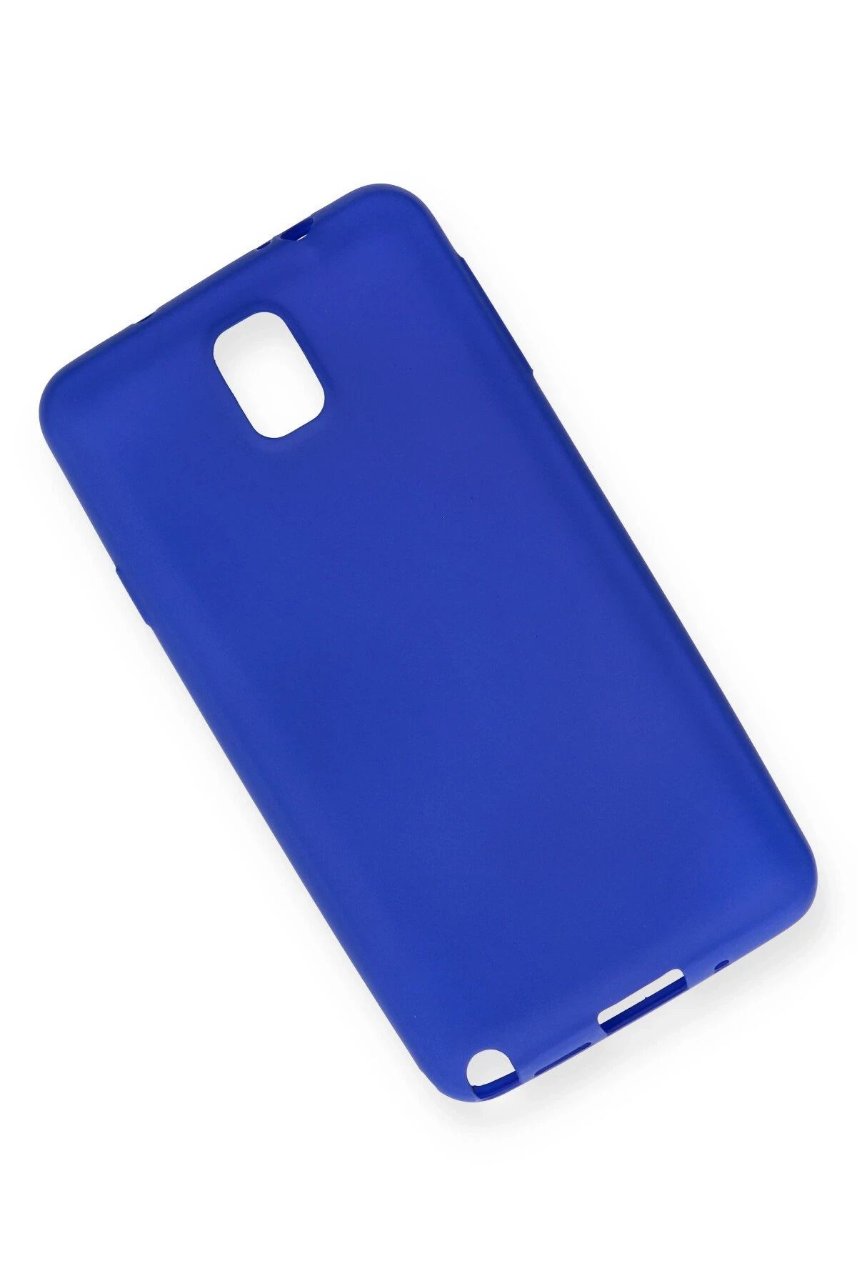 NewFace Samsung Galaxy Note 3 / N9000 Kılıf First Silikon - Mavi NRMSA