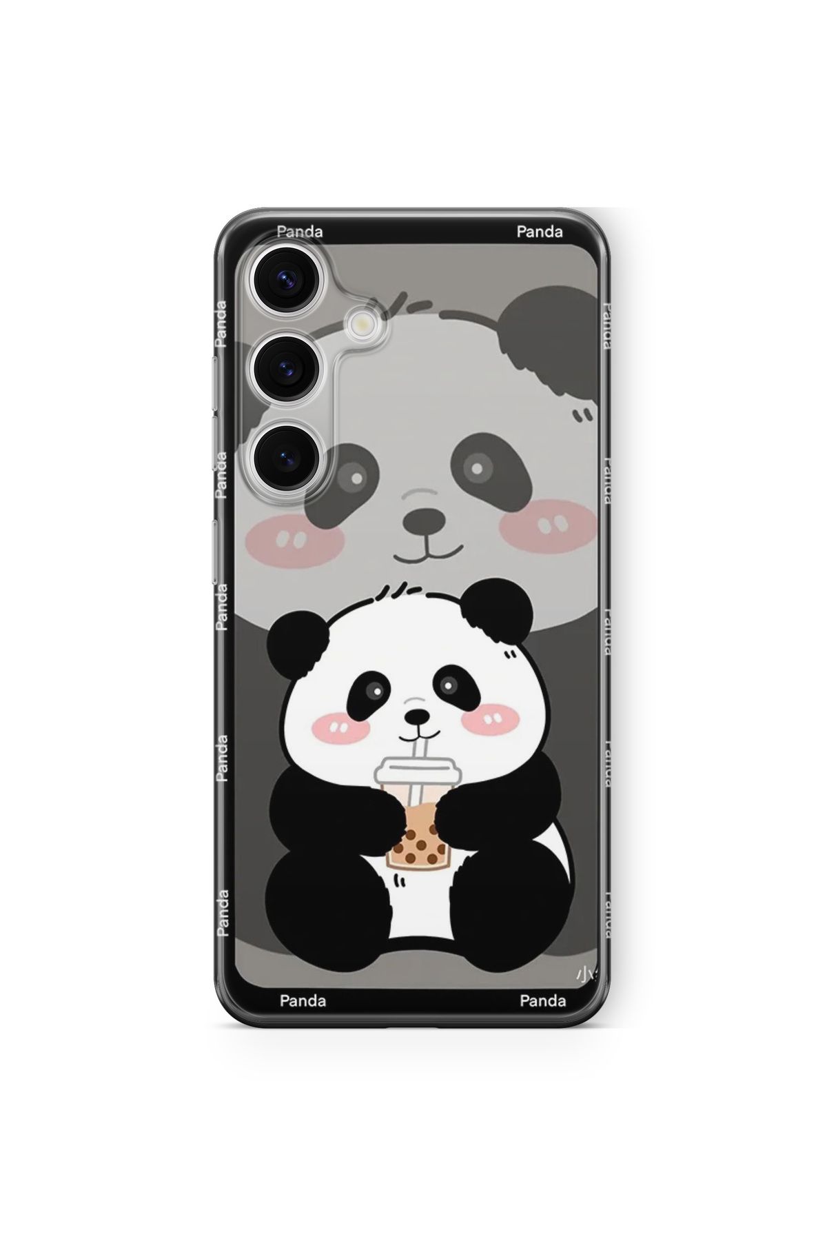 Space Star Samsung Galaxy A16 Uyumlu Panda Tasarım Baskılı Şeffaf Kılıf