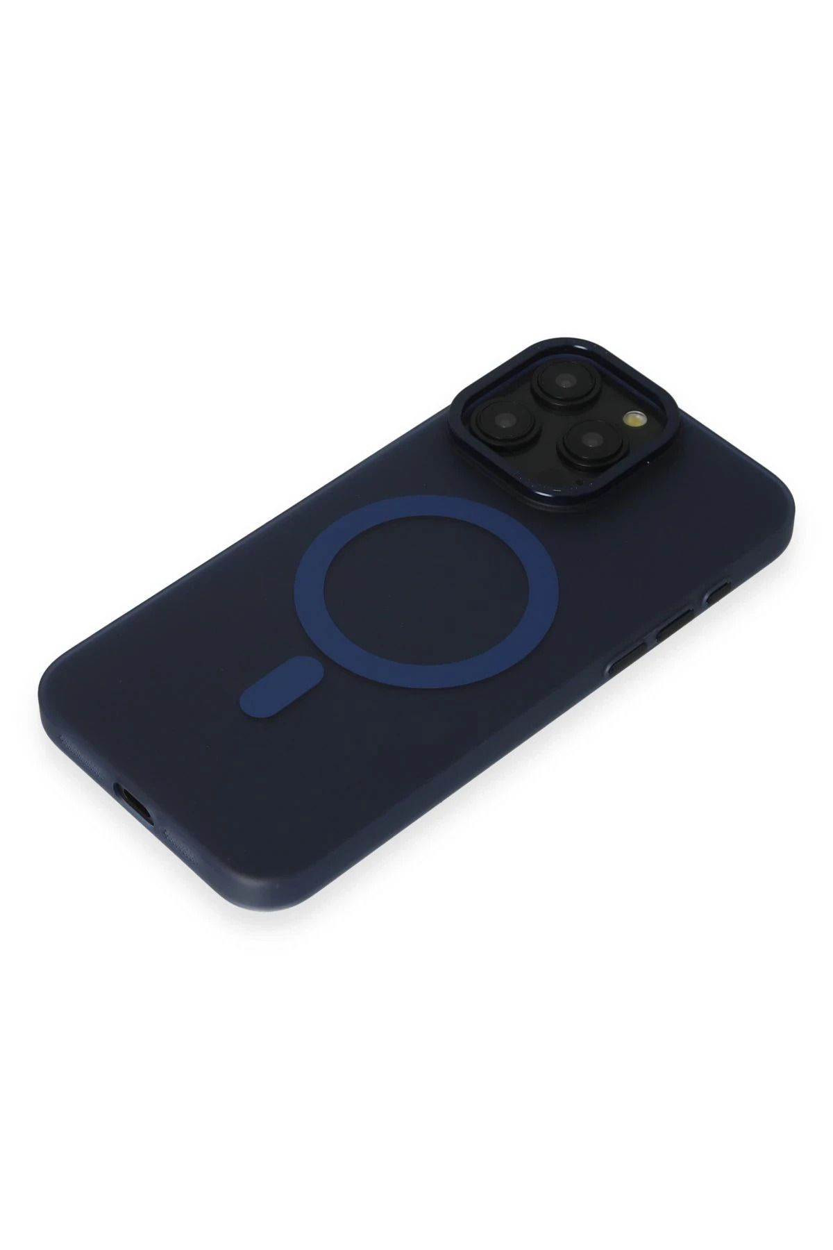 NewFace iPhone 15 Pro Max Kılıf Lodos Magneticsafe Mat Kapak - Mavi WLZOR