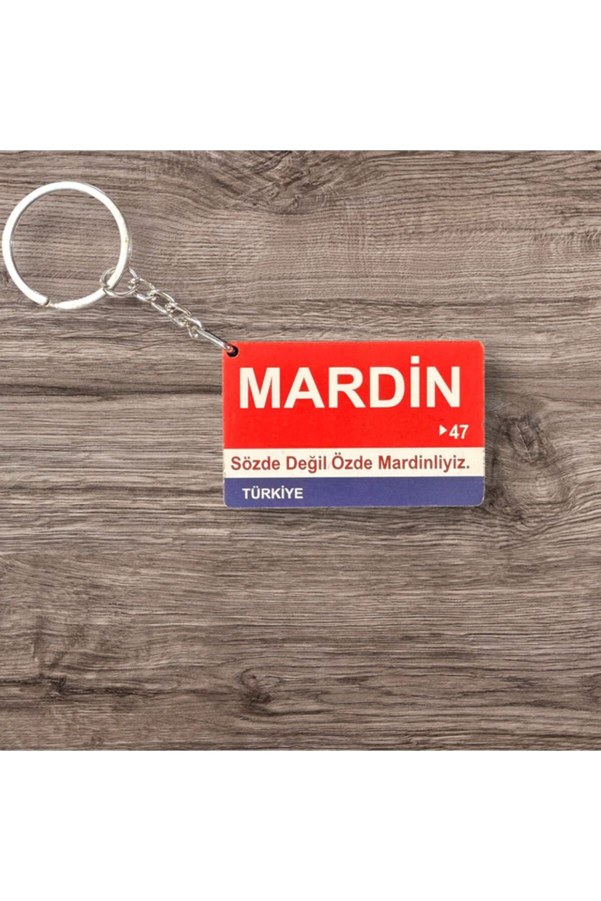 RoyalVance Mardin Ahşap Anahtarlık – İl ve Şehir Temalı Hediyelik
