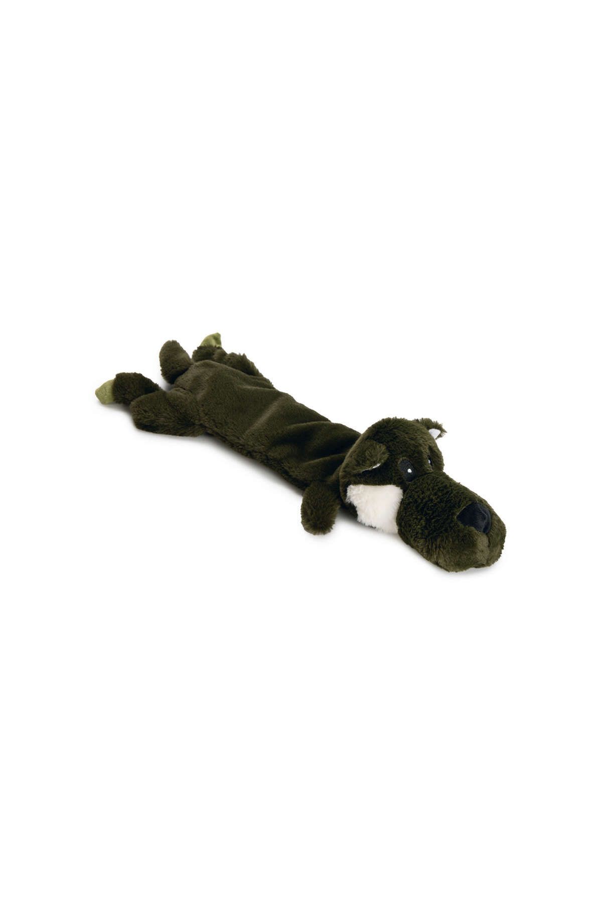 Beeztees Köpek Oyuncağı, Sesli, Elastik, Kurt, Peluş, Koyu Yeşil, 50x26x10cm GLSTD