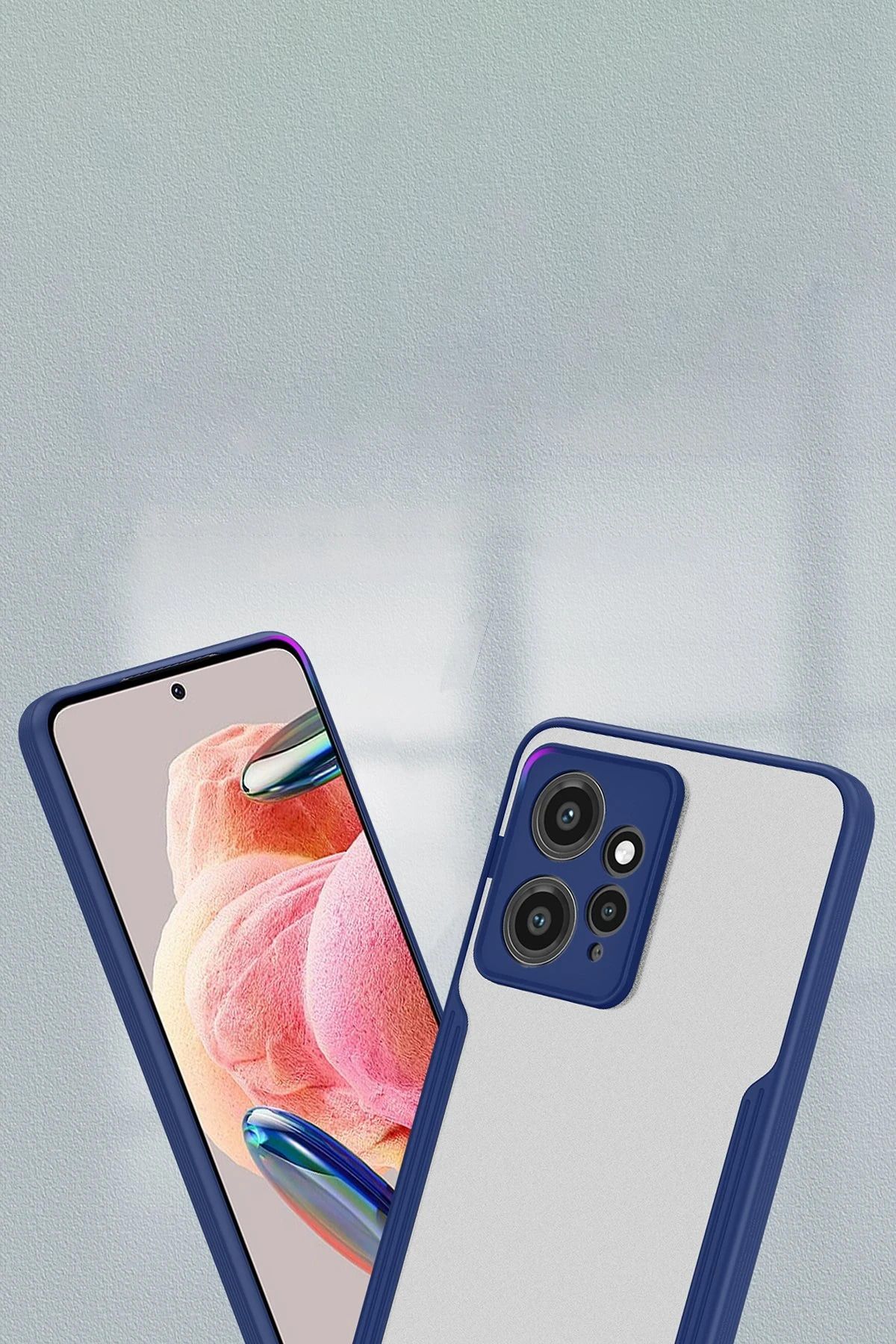 NewFace Xiaomi Redmi Note 12 4G Kılıf Platin Silikon - Yeşil BSTMY