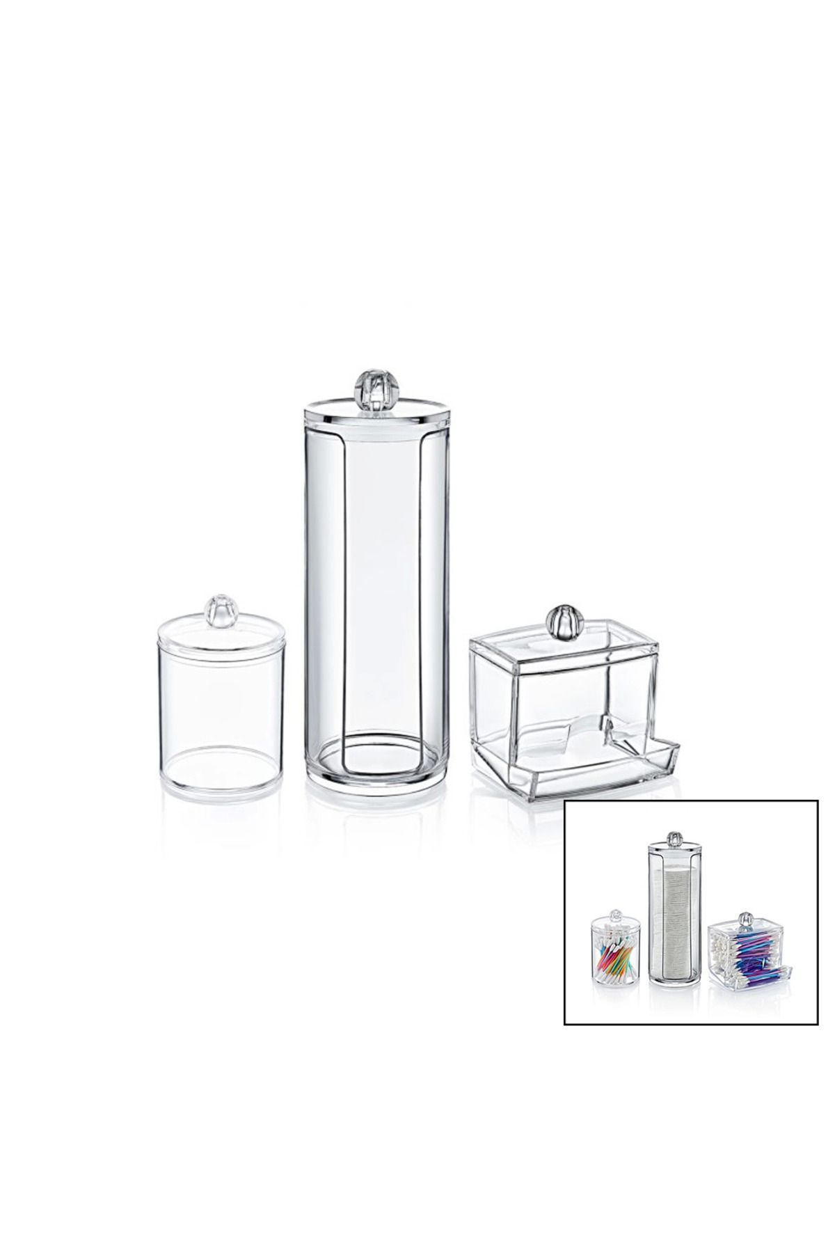 hayalimsah DİSK 3LÜ MAKYAJ ORGANİZER SET (4767)