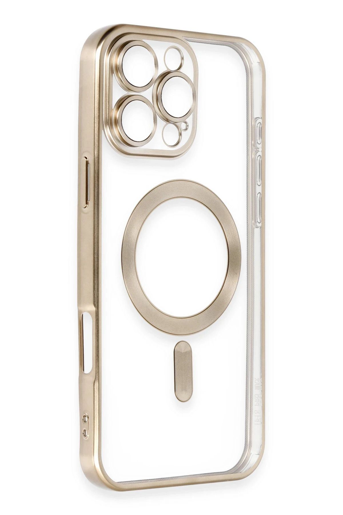 NewFace iPhone 16 Pro Kılıf Kross Magneticsafe Kapak - Kahverengi SVLRS