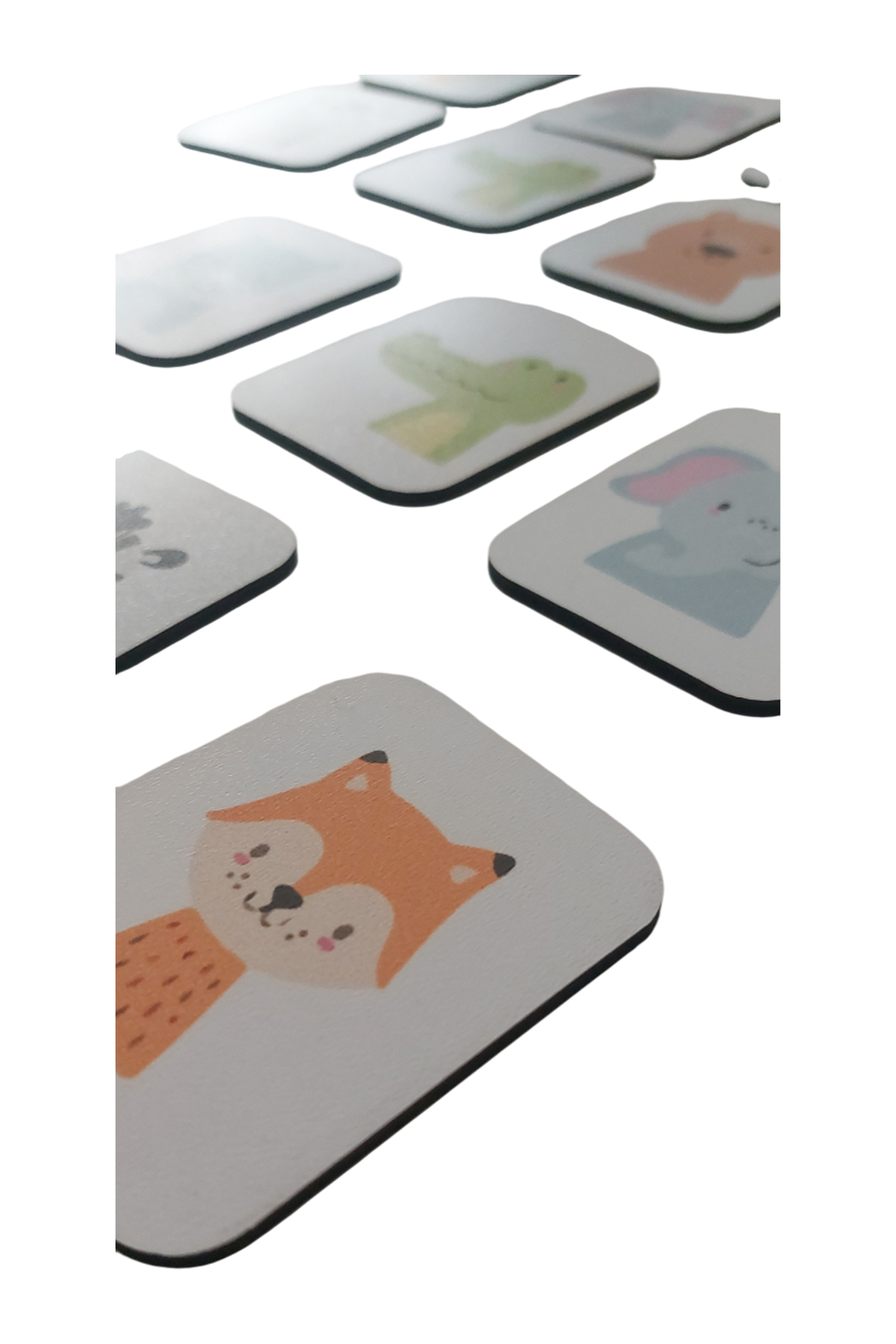 Fizello Ahşap Hayvanlar Eğitici Öğretici Eşleştirme Kartları Bebek Çocuk Oyuncak fotoğrafı 4 (önizleme)