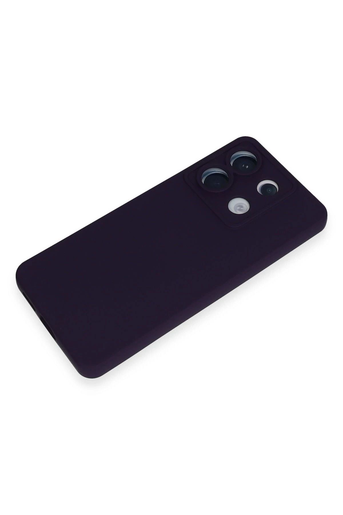 NewFace Xiaomi Redmi Note 13 Pro 5G Uyumlu Kılıf Nano içi Kadife Silikon - Mor