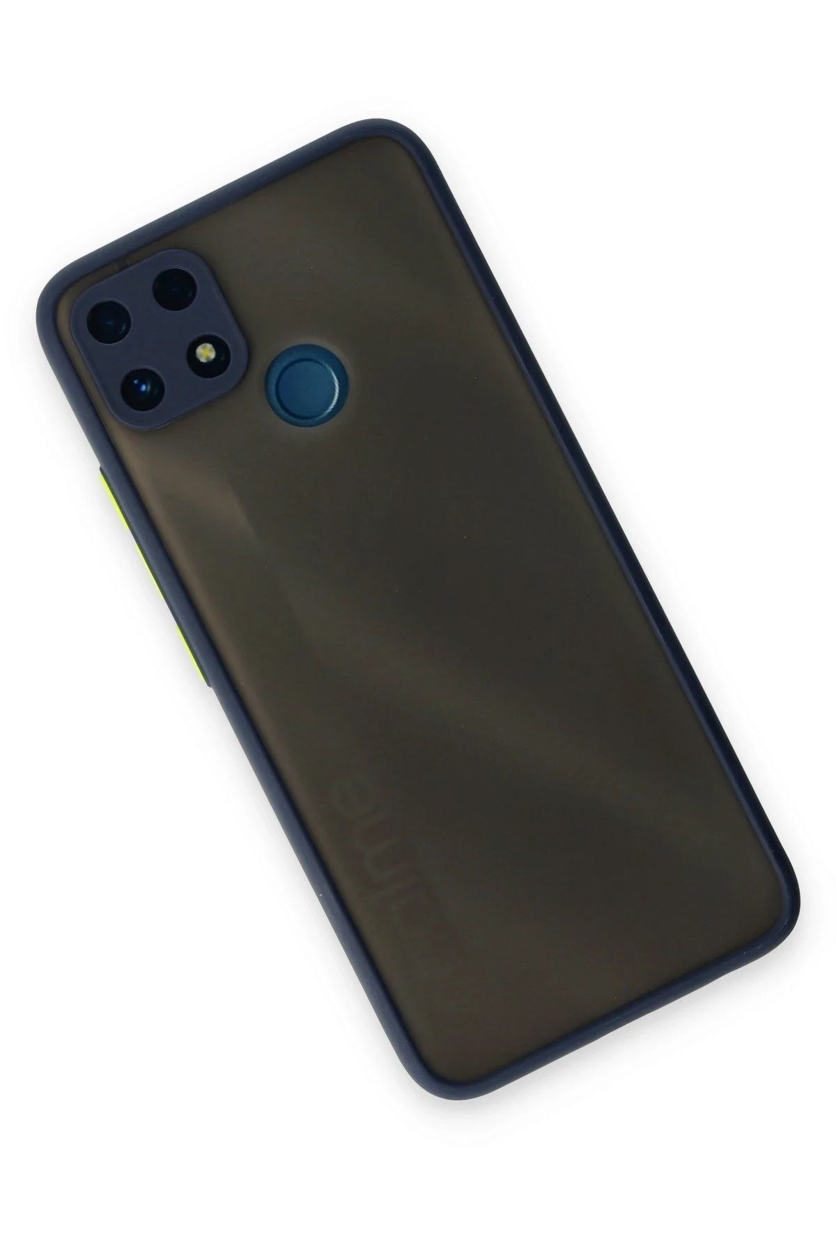 NewFace Realme C25 Kılıf Montreal Silikon Kapak - Lacivert BSTMY