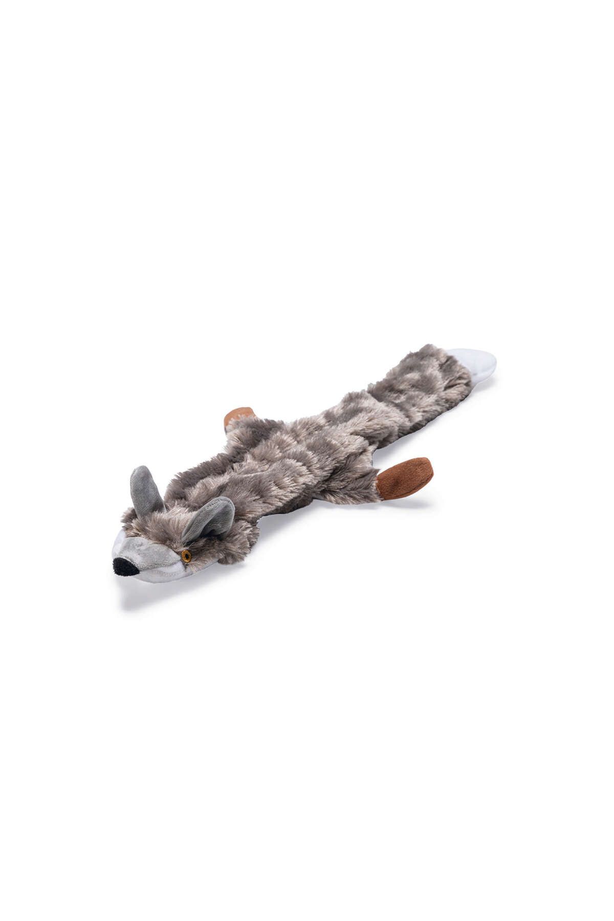 Beeztees Köpek Oyuncağı, Sesli, Tilki, Peluş, Gri, 30x13x2,5cm GLSTD