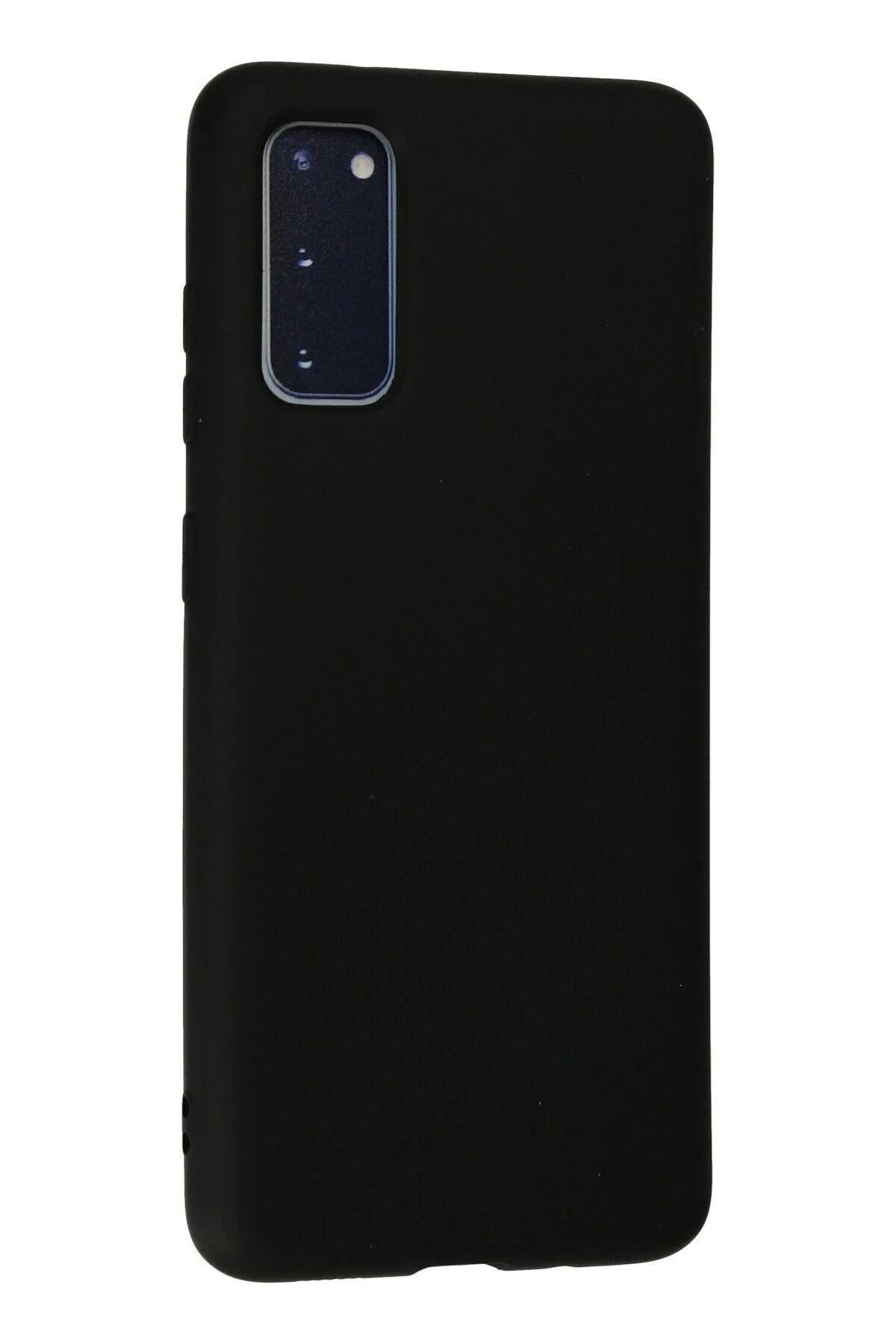 NewFace Galaxy S20 Uyumlu Kılıf Nano içi Kadife Silikon - Siyah SVLRS