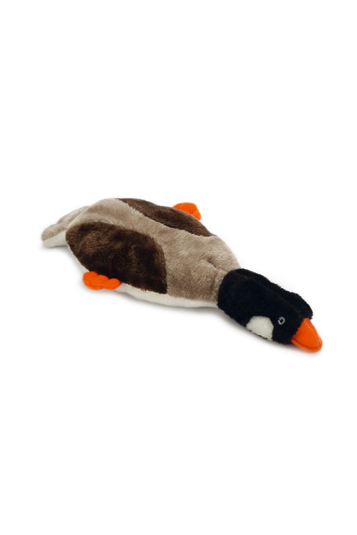 Beeztees Köpek Oyuncağı, Hışırtı Sesli, Ördek, Peluş, Kahverengi, 40x14x7cm GLSTD