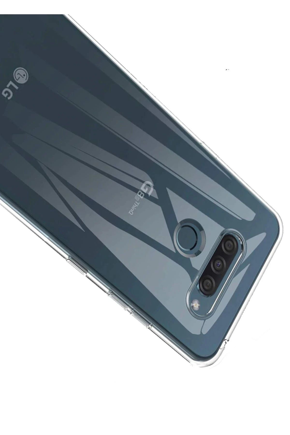 NewFace LG K61 Kılıf Lüx Şeffaf Silikon - Şeffaf SVLRS