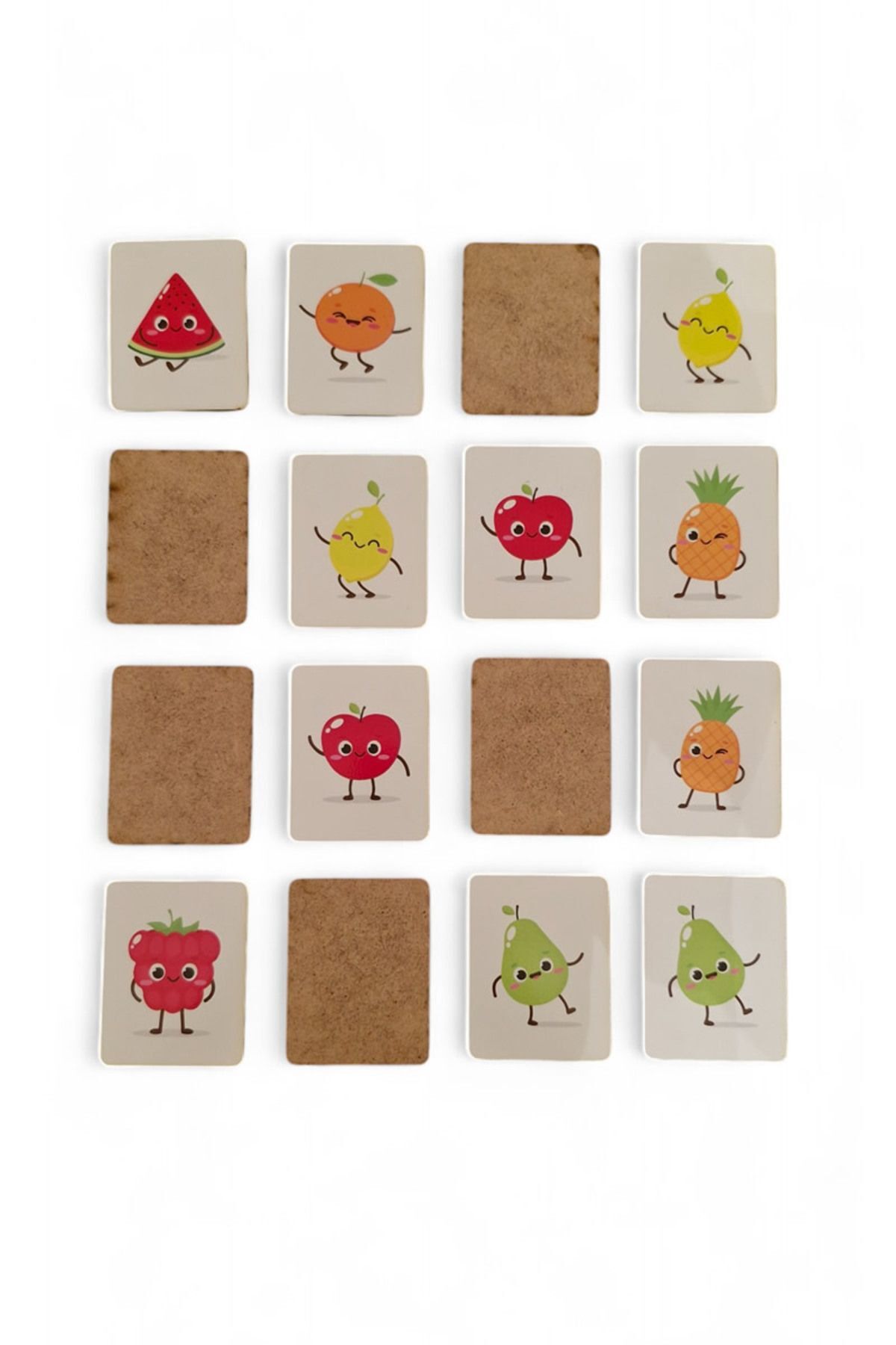 Fizello Ahşap Meyveler Eğitici Ve Öğretici Eşleştirme Kartları Bebek Çocuk Oyuncak fotoğrafı 4 (önizleme)