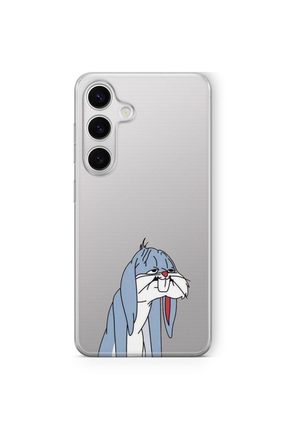 Space Star Samsung Galaxy A16 Uyumlu Bugs Bunny 2 Tasarım Baskılı Şeffaf Kılıf
