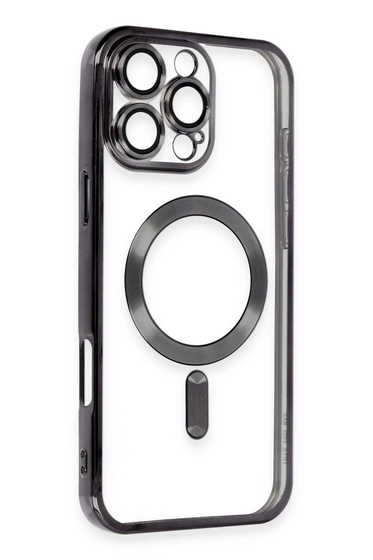 NewFace iPhone 16 Pro Kılıf Kross Magneticsafe Kapak - Siyah BSTMY