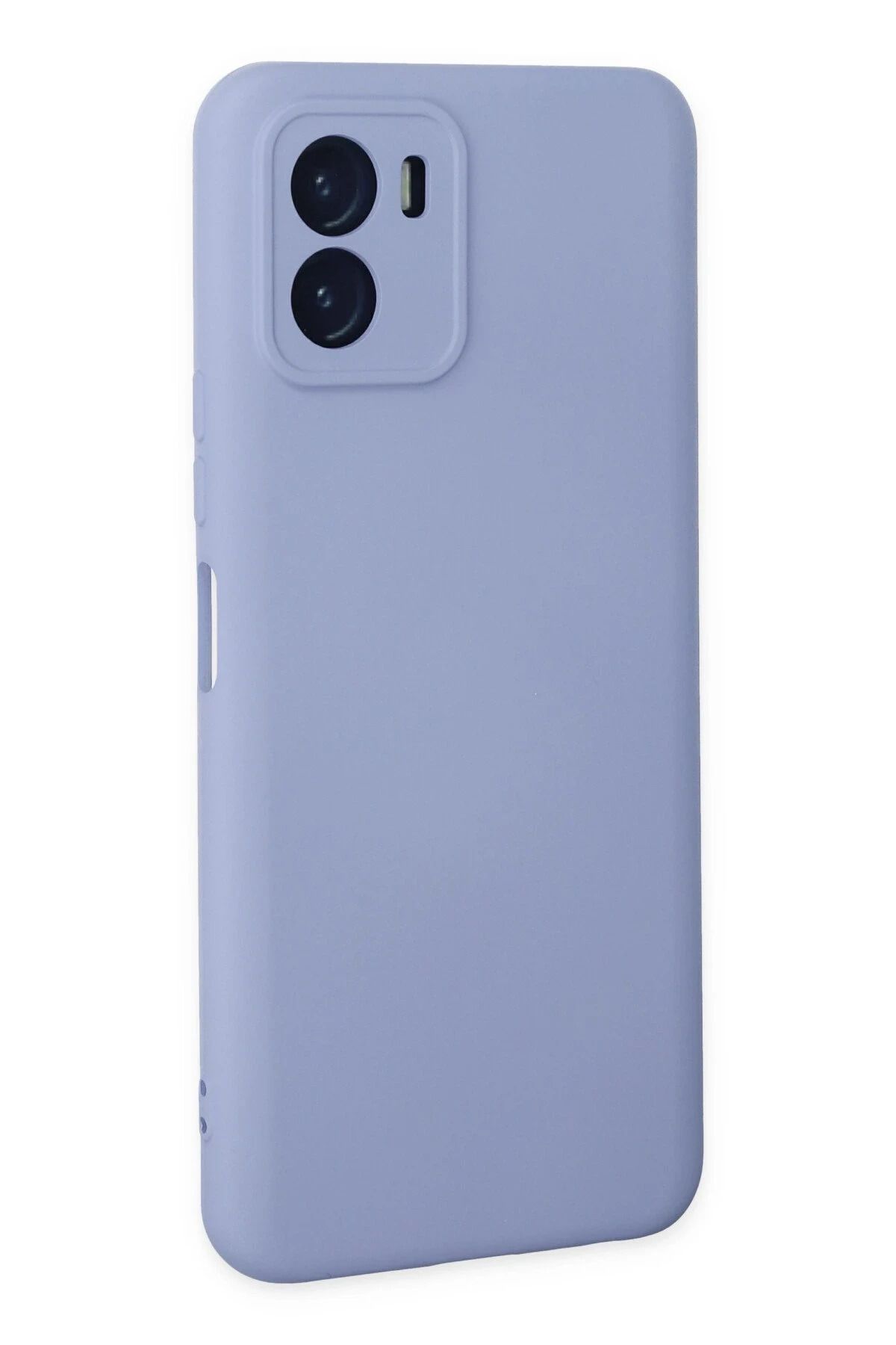 NewFace Vivo Y15S uyumluKılıf Nano içi Kadife Silikon - Lila BSTMY
