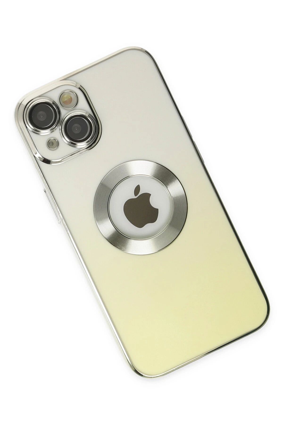 NewFace iPhone 14 Plus Kılıf Best Silikon - Sarı WLZOR