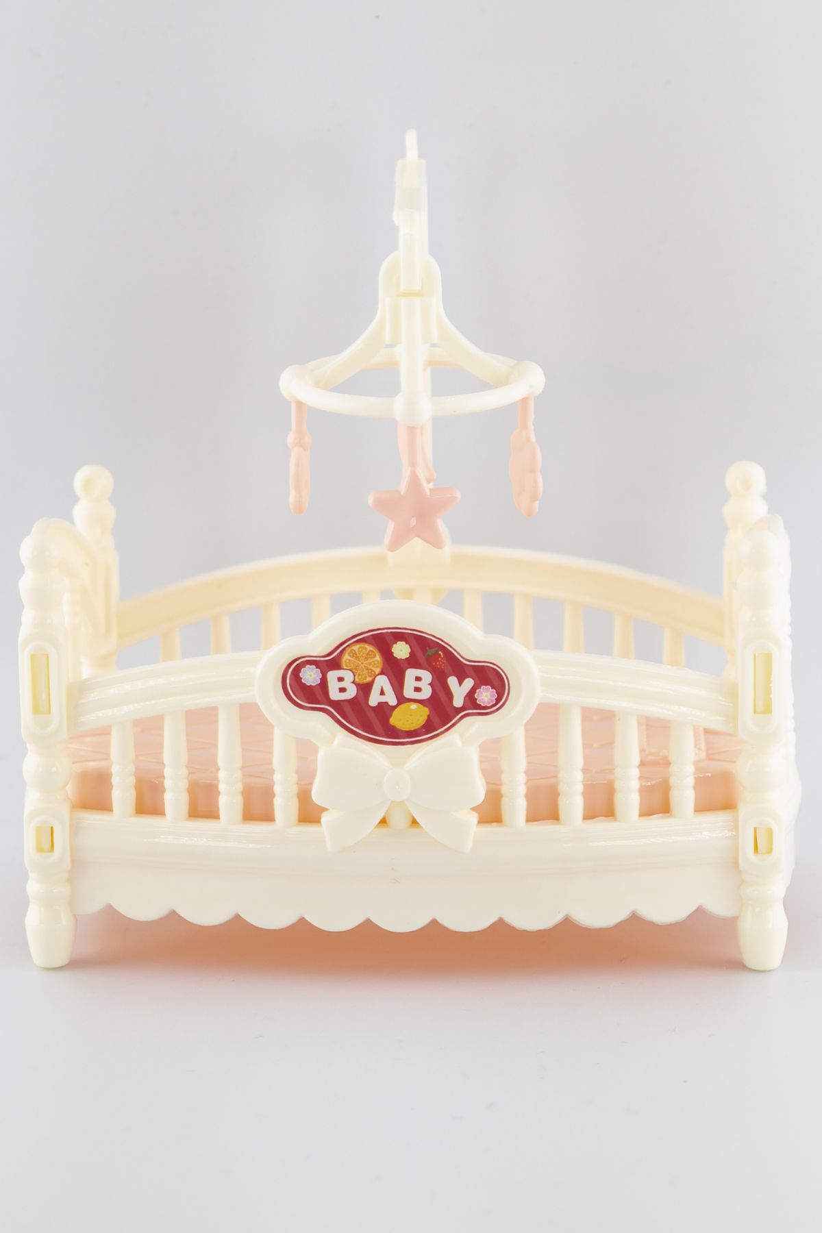 shop Sevimli Mini Beşik & Çocuk Yatağı | Dönenceli Oyuncak Bebek Evi Mobilyası-Prenses yatak tasarımı
