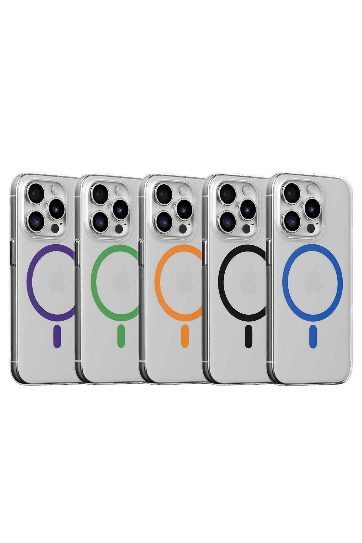 Joko iPhone 15 Pro Max Kılıf Bubble Magsafe Kapak - Mor SVLRS