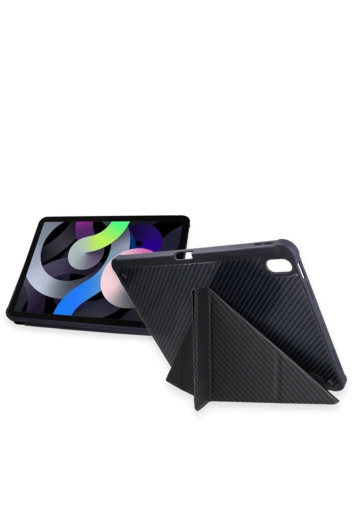 NewFace iPad Pro 11 (2024) Kılıf Color Karbon Tablet Kılıfı - Derin Mor BSTMY