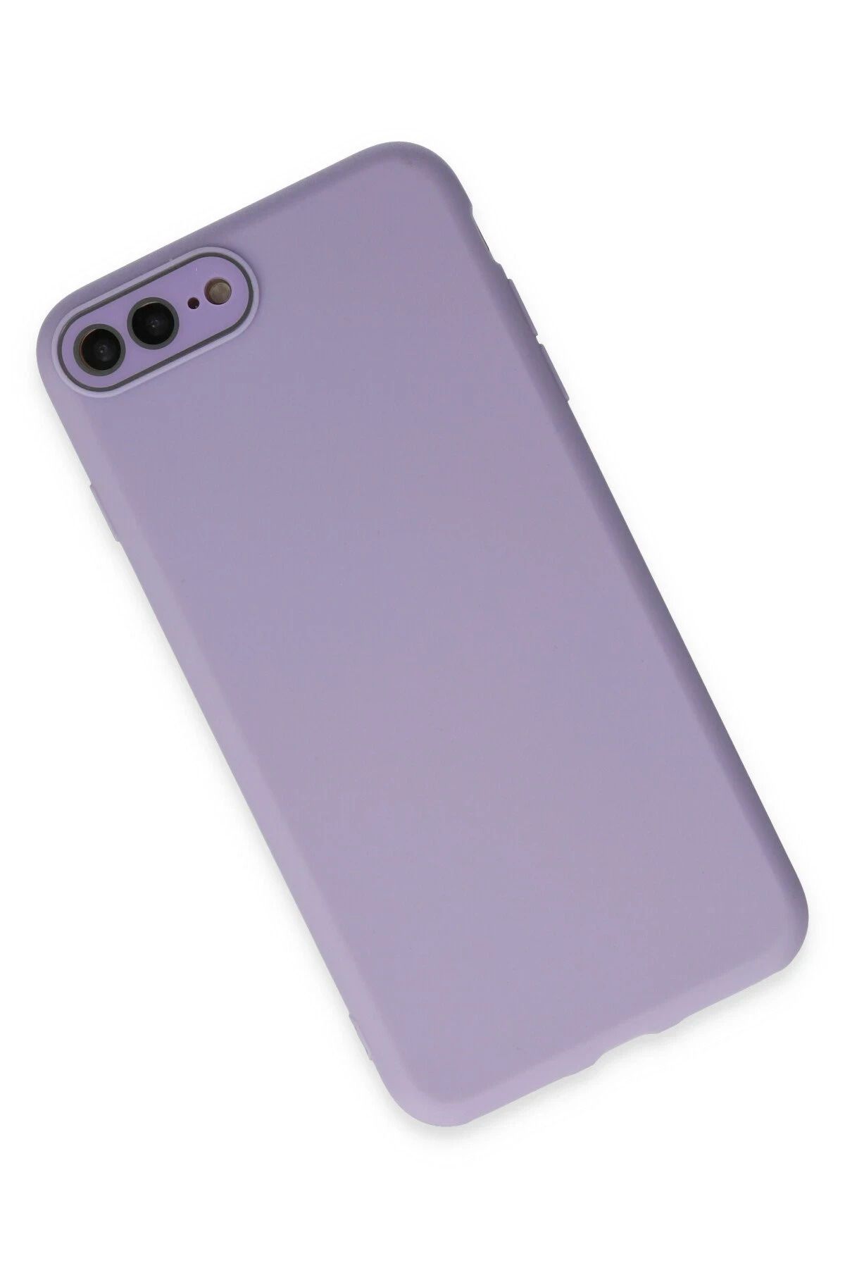 NewFace iPhone 7 Plus Kılıf Lansman Glass Kapak - Lila BSTMY