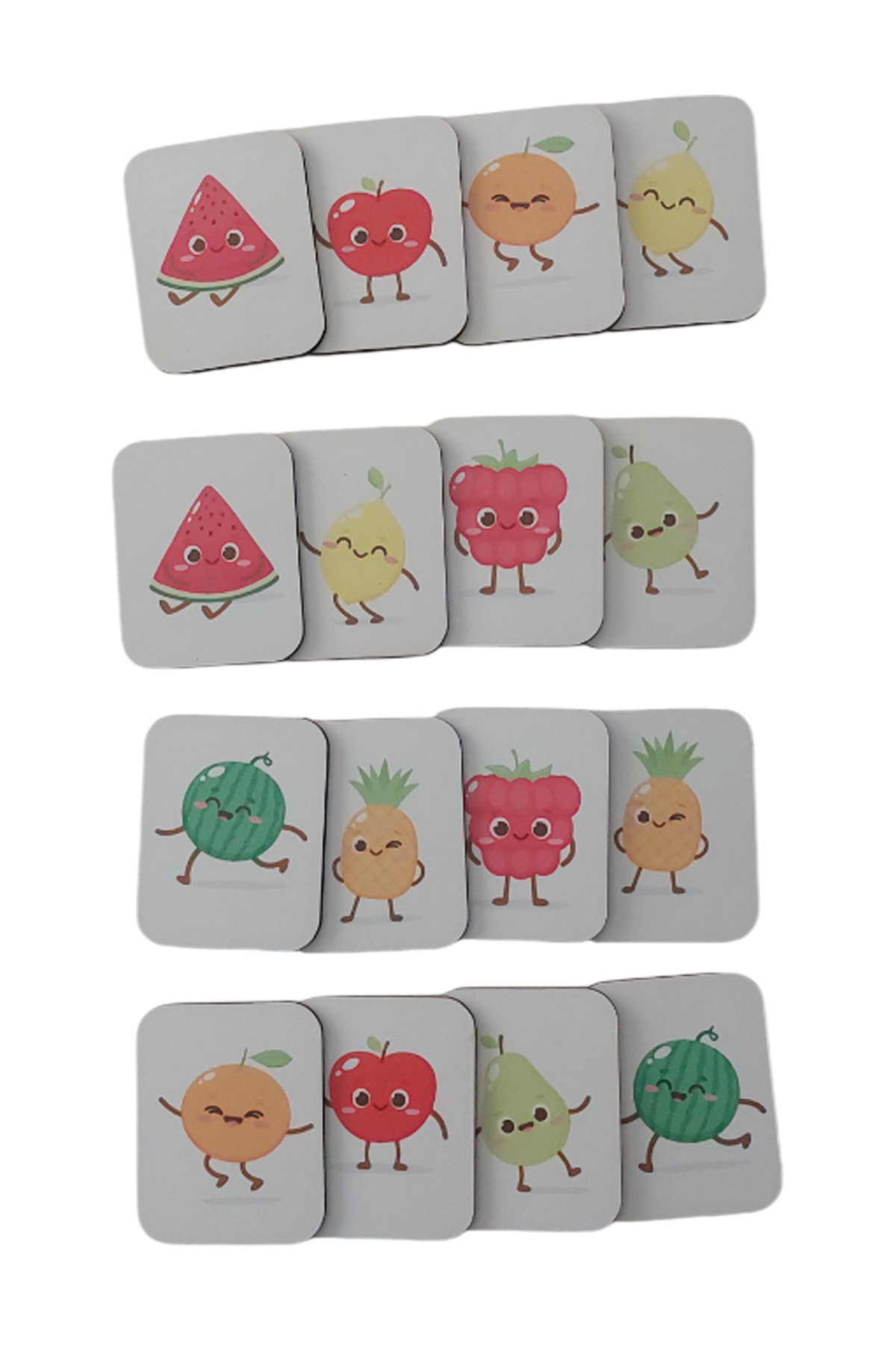 Fizello Ahşap Meyveler Eğitici Ve Öğretici Eşleştirme Kartları Bebek Çocuk Oyuncak fotoğrafı 2 (önizleme)