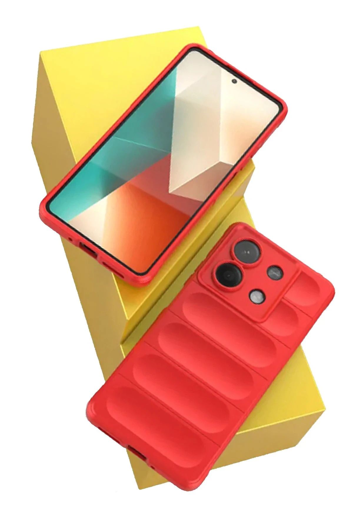 NewFace Xiaomi Poco X6 uyumlu Kılıf Optimum Silikon - Krem SVLRS