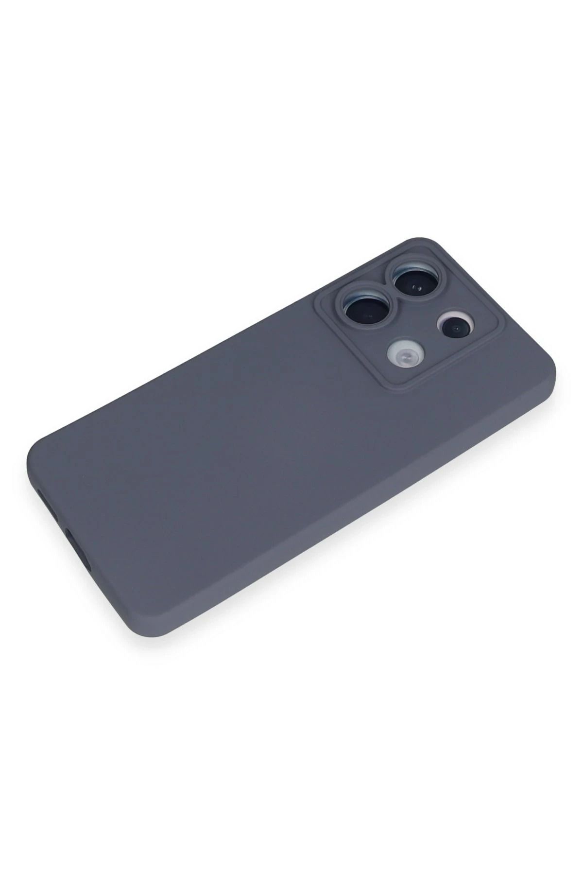 NewFace Xiaomi Redmi Note 13 Pro 5G Uyumlu  Kılıf Nano içi Kadife Silikon - Gri BSTMY